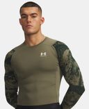 Vyriški marškinėliai Under Armour UA HG Armour Comp CB LS-Žalia - 001