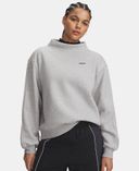 Sieviešu ikdienas džemperis Under Armour Icon Sama Flc Mock-Pelēka - 002
