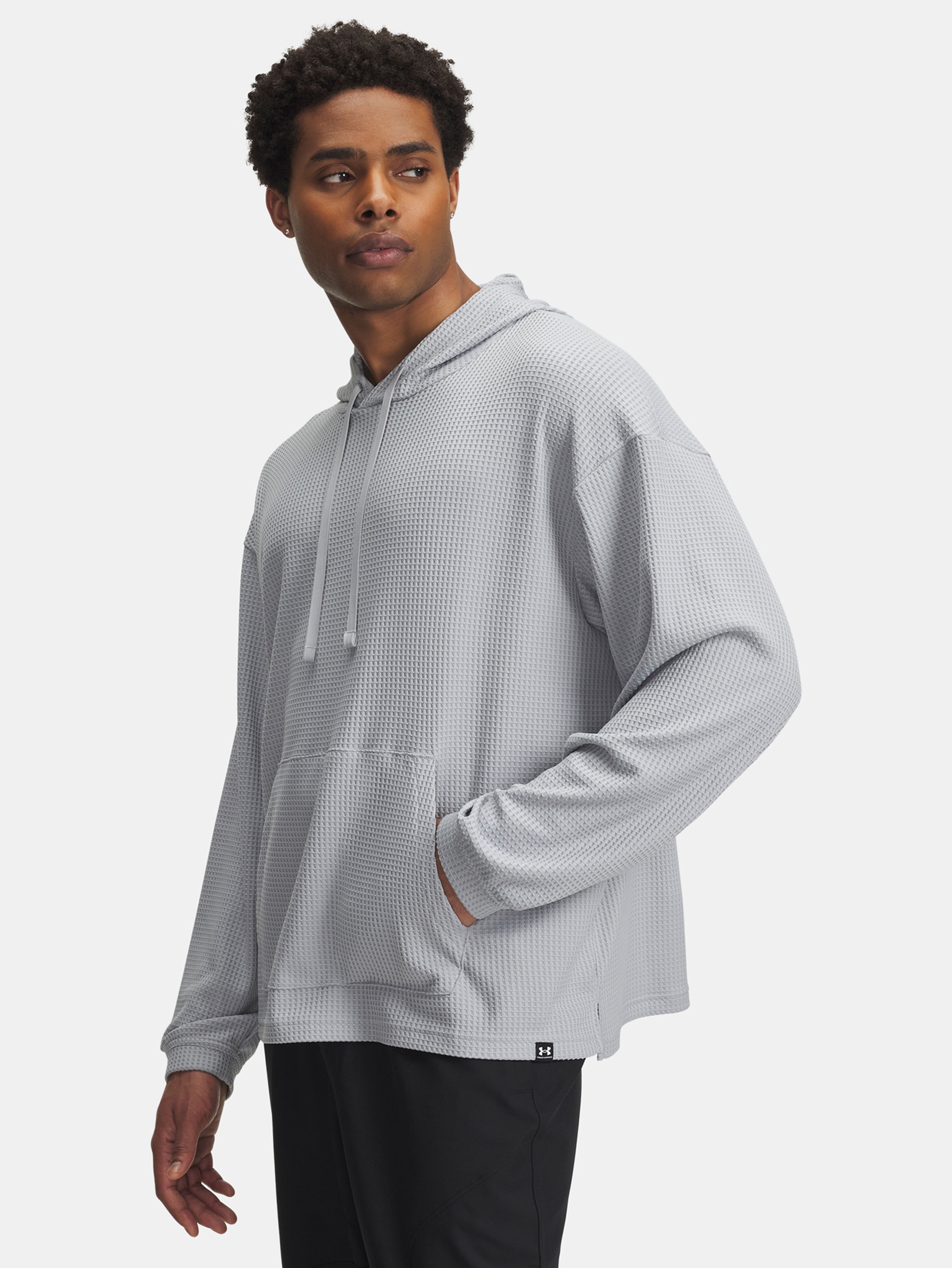 Vyriškas bliuzonas Under Armour UA Rival Waffle Hoodie-GRY