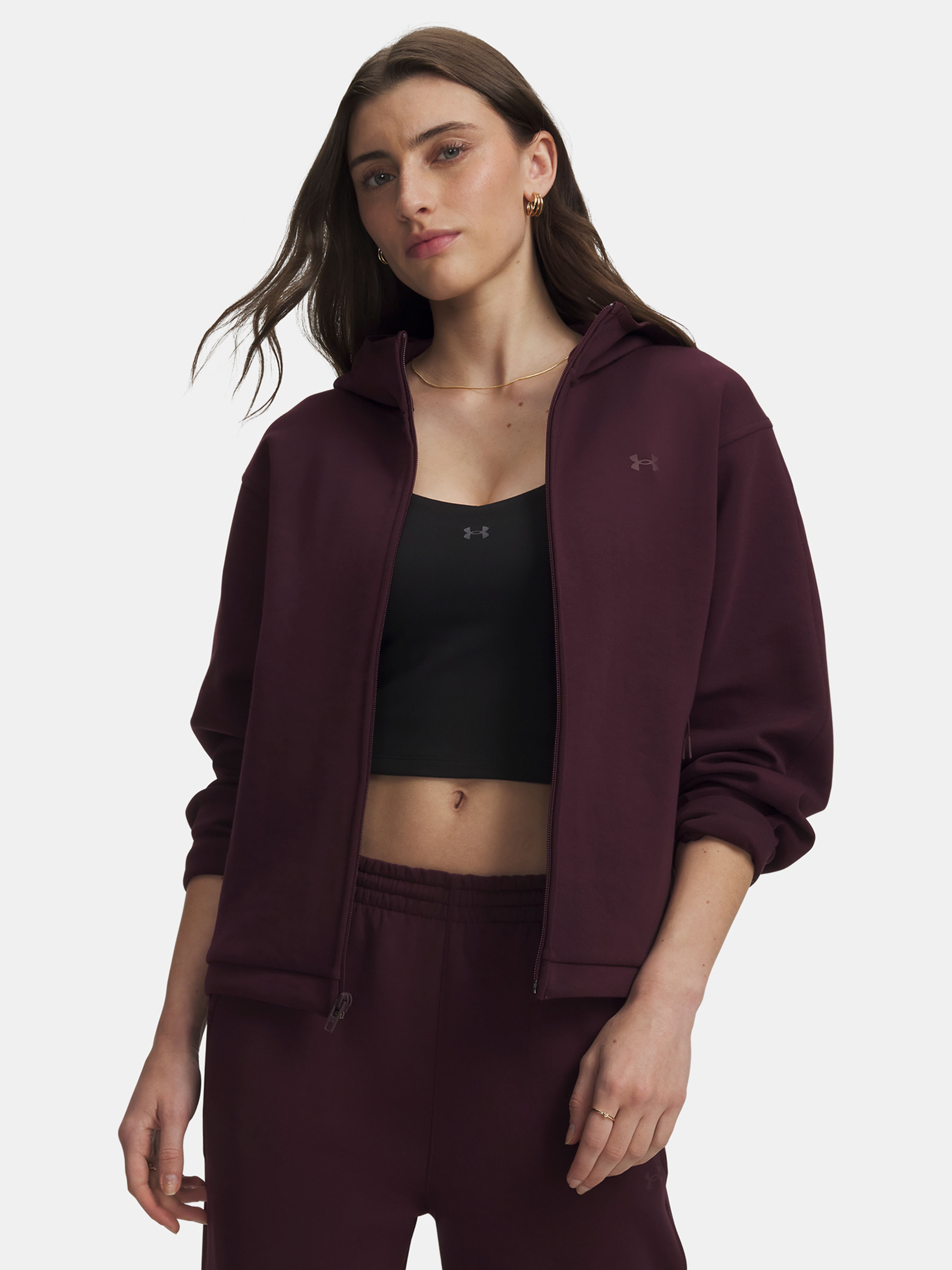 Naiste jope Under Armour Unstoppable Fleece FZ Jkt - 001