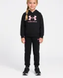 Lány szett Under Armour UA RIVAL PULLOVER SET-Fekete - 001
