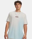 Pánské tričko Under Armour UA M 60/40S BLEND LOGO SS-Hnědá - 001