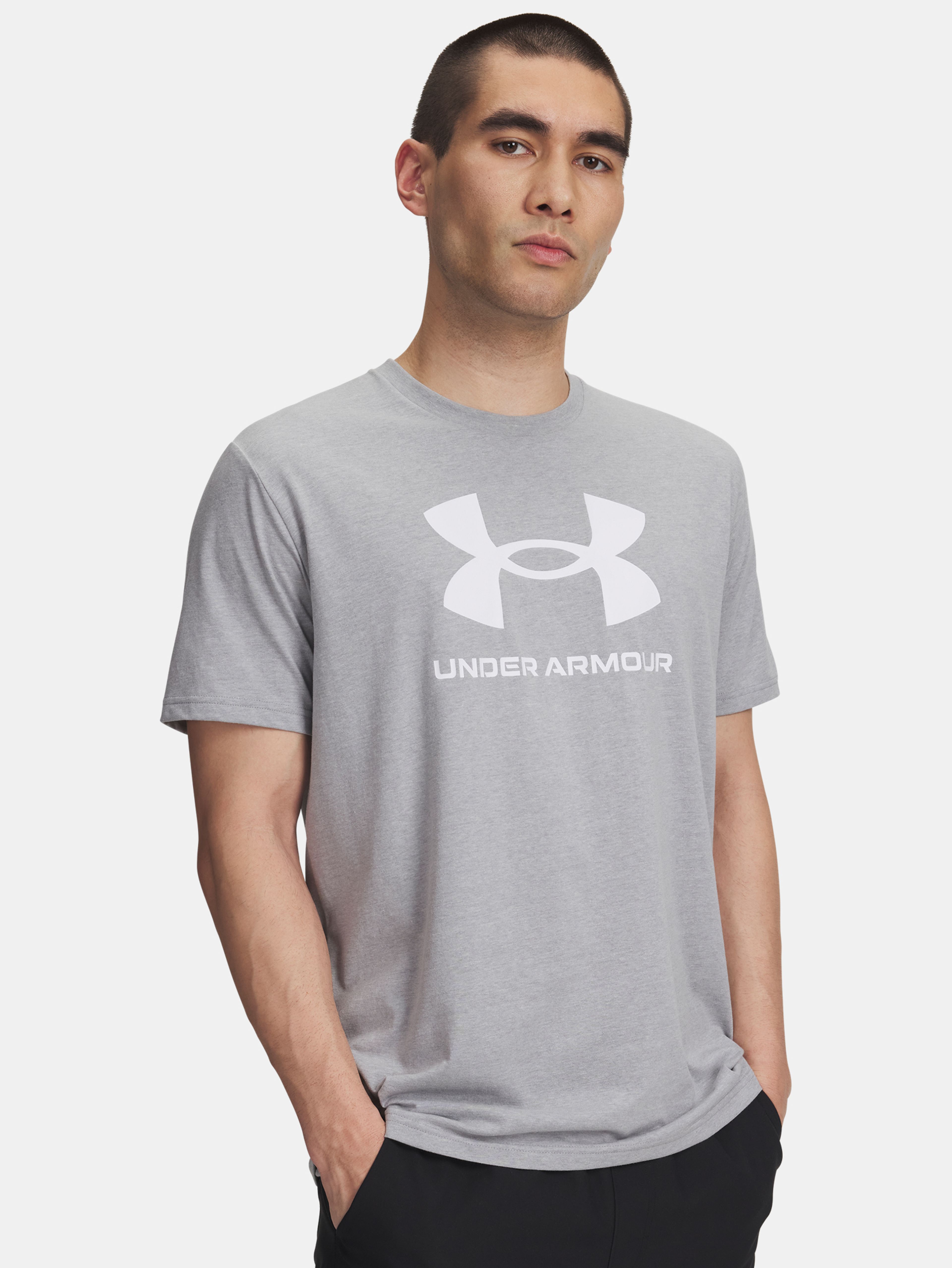 Pánské tričko Under Armour UA SPORTSTYLE LOGO UPDATE SS-GRY