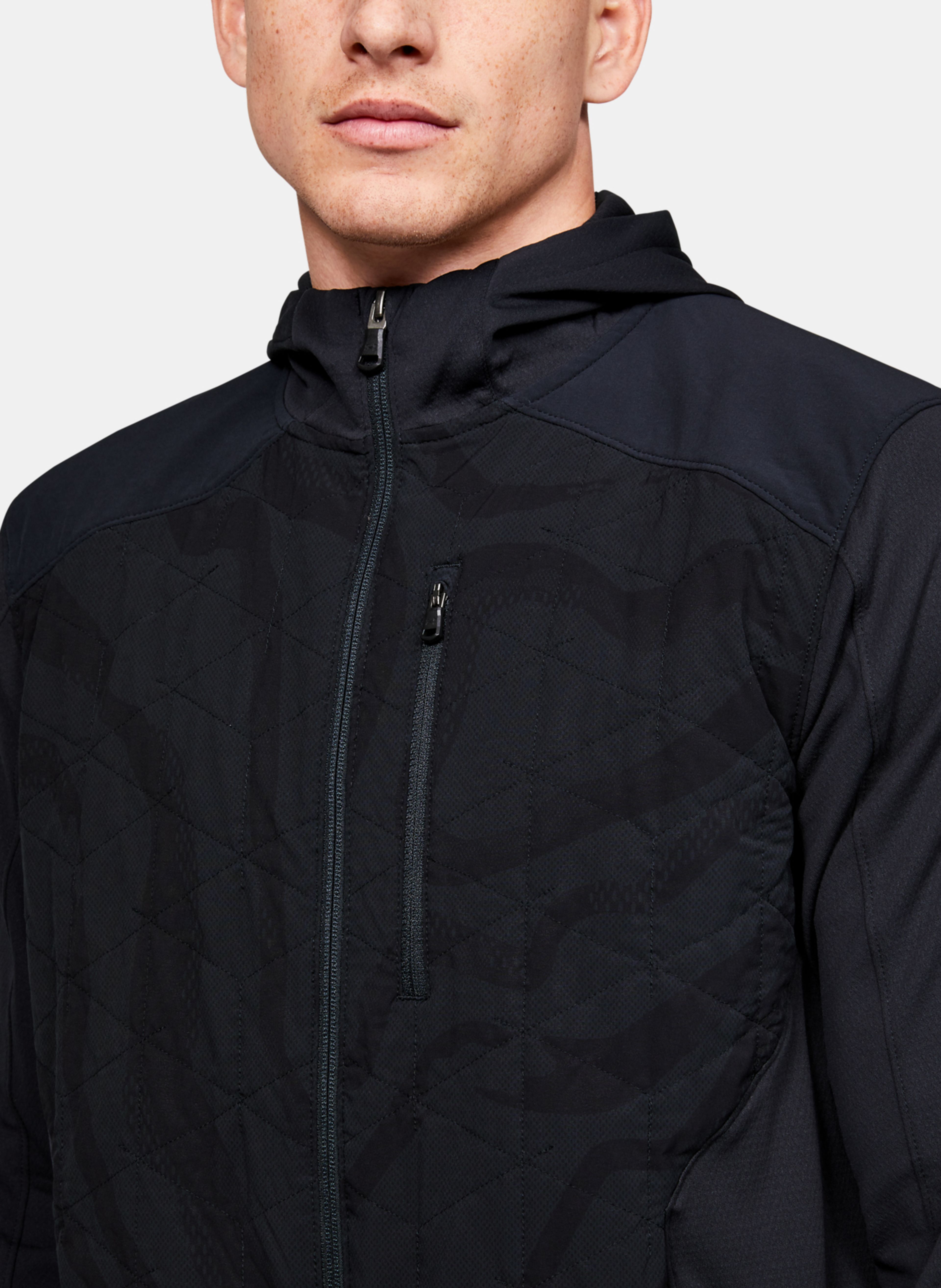 Pánska bunda Under Armour CG REACTOR HYBRID LITE Storm PRINT - 005