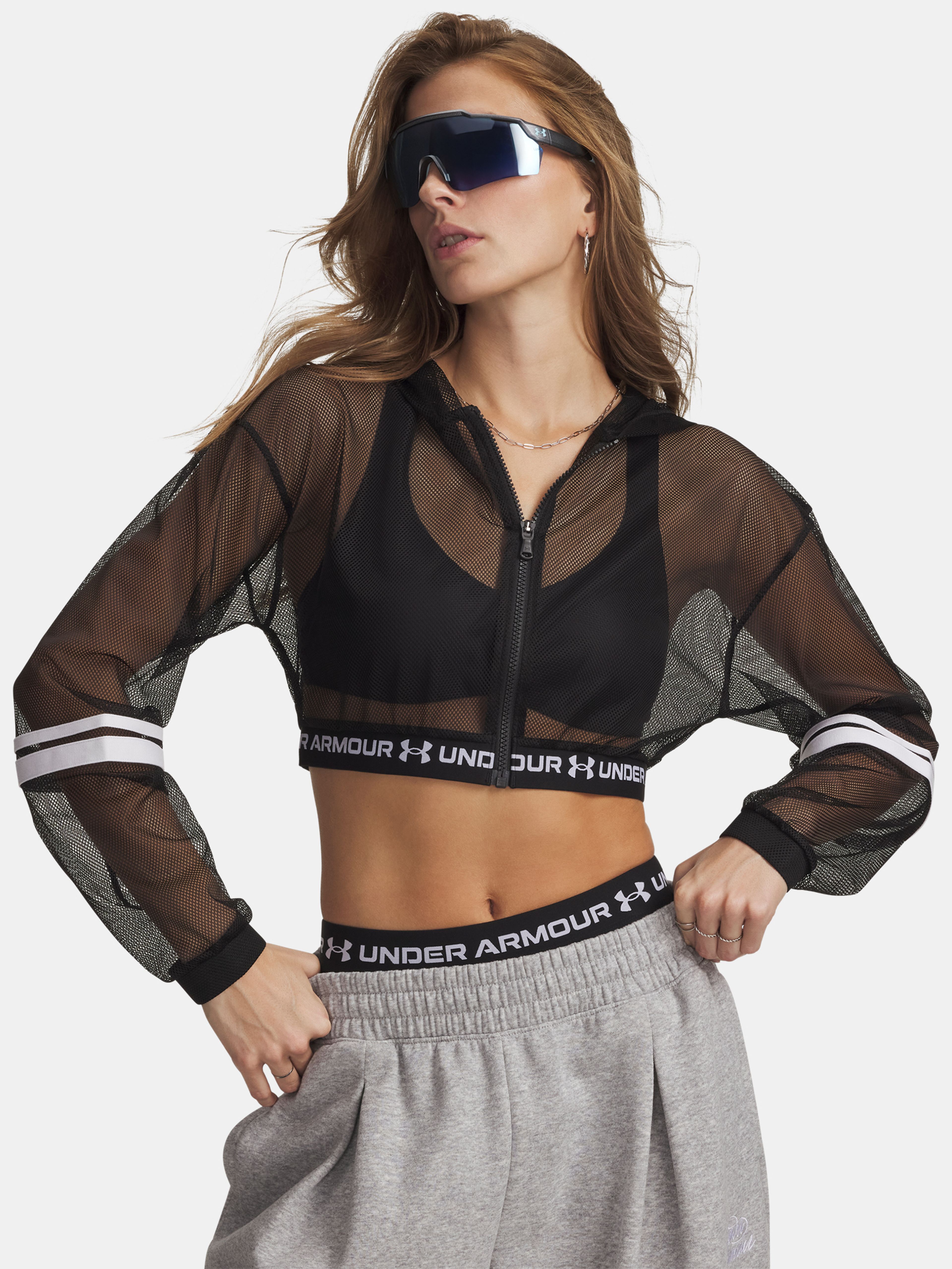 Női dzseki Under Armour HeatGear Mesh FZ