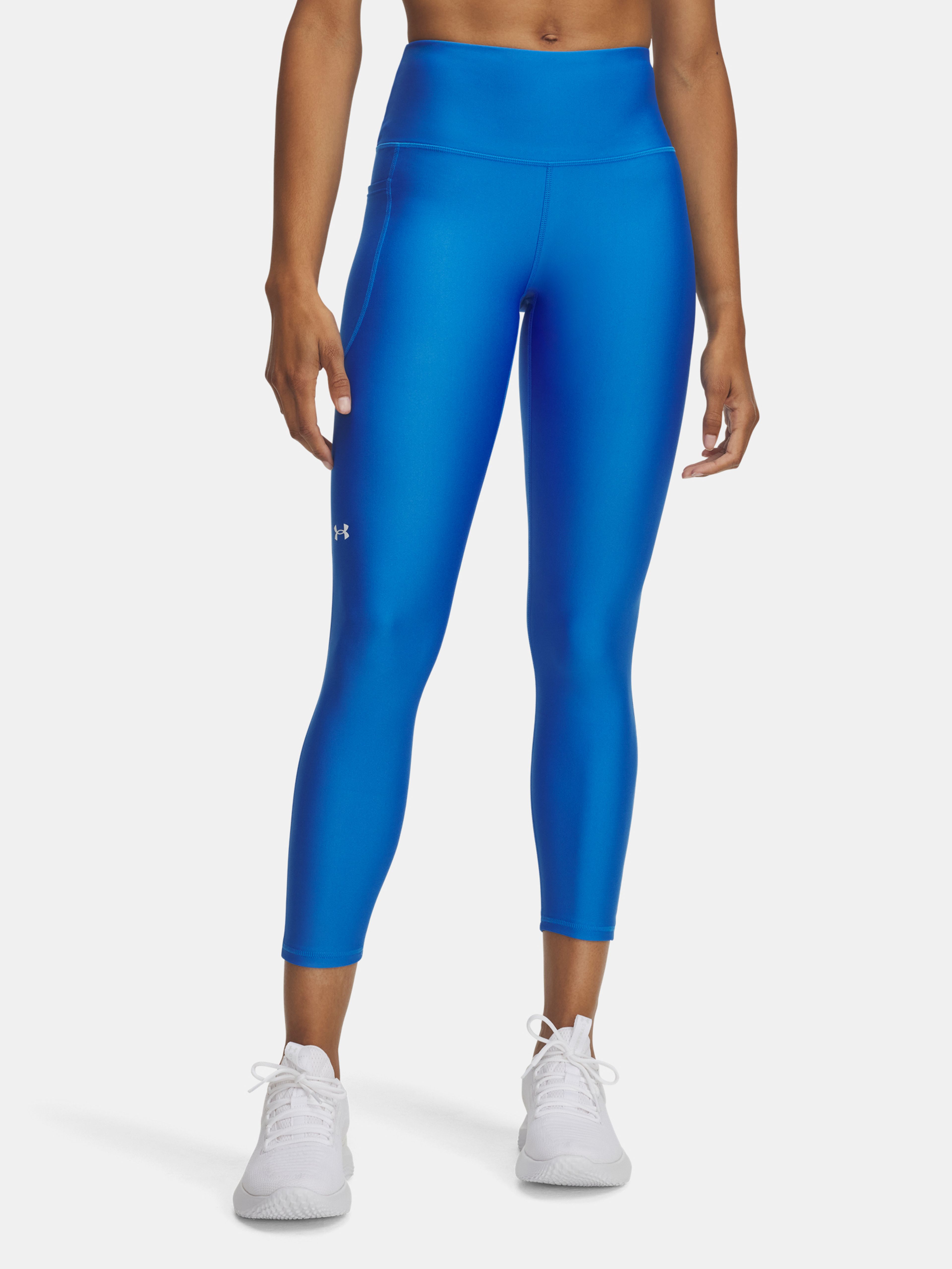 Dámske legíny Under Armour Tech Hi Ankle Leg-BLU