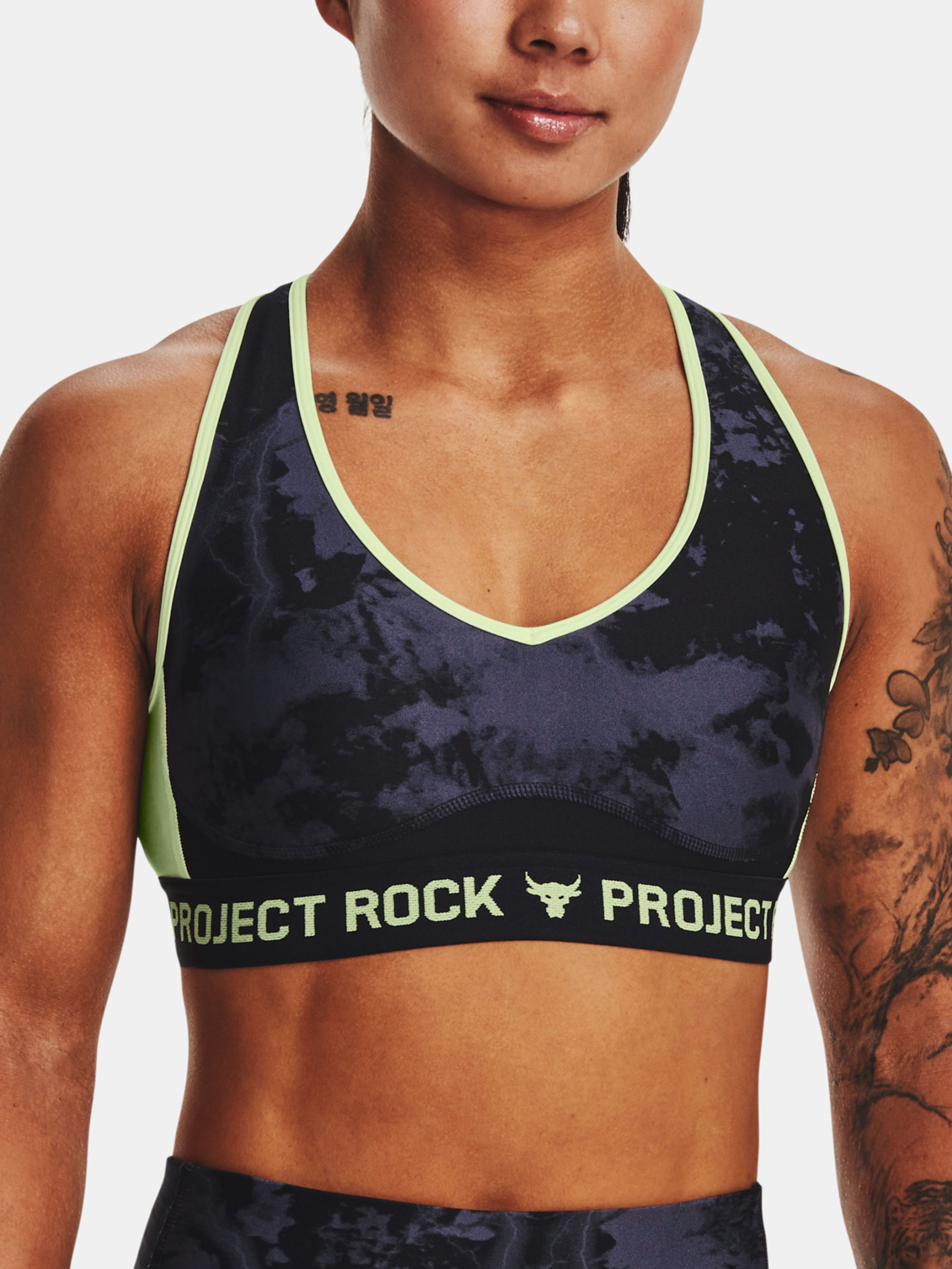 Dámska podprsenka Under Armour UA Pjt Rck Crssbk Bra Print