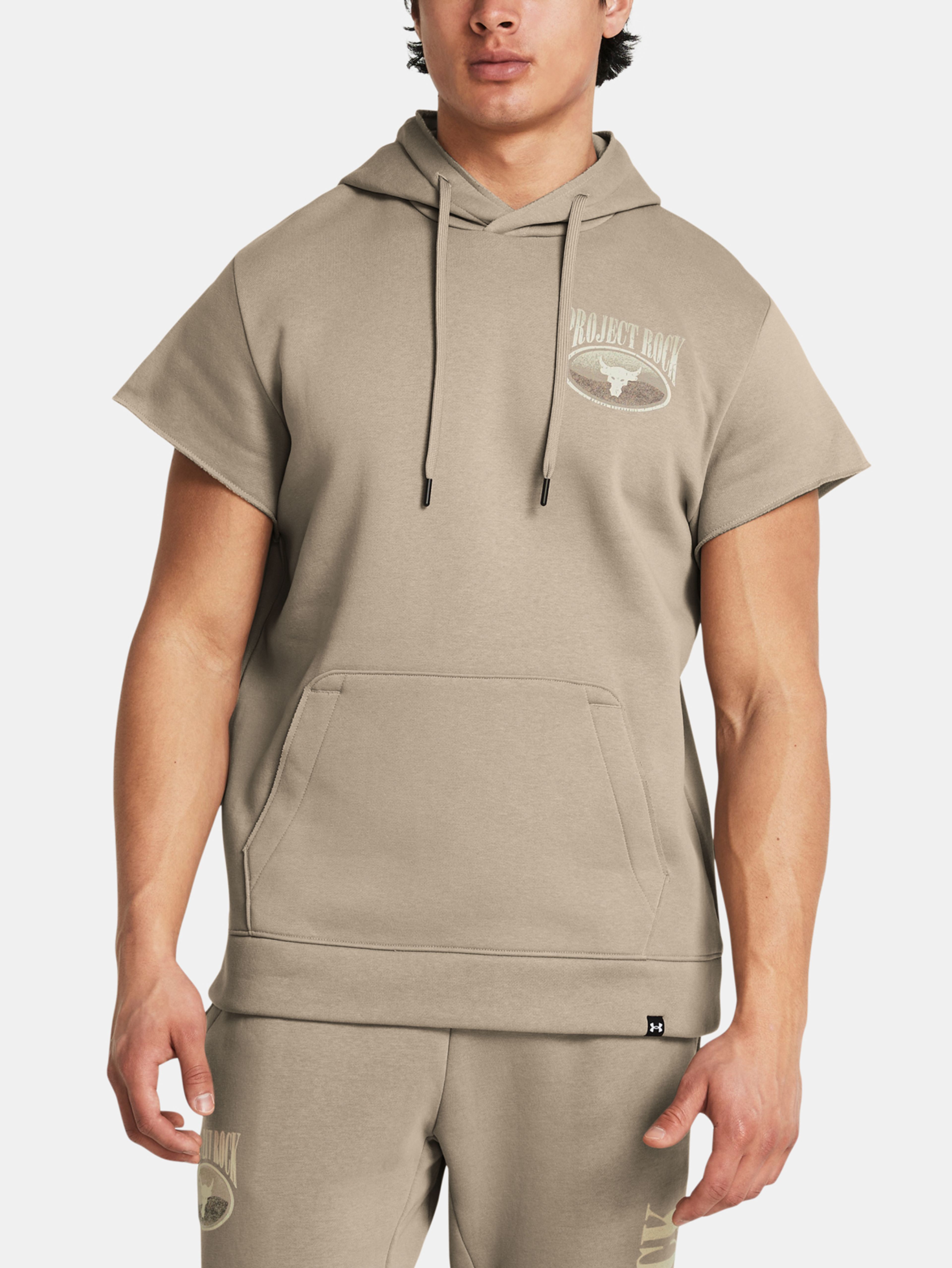 Férfi felső Under Armour Pjt Rck Q1 SS Icon Fleece HD