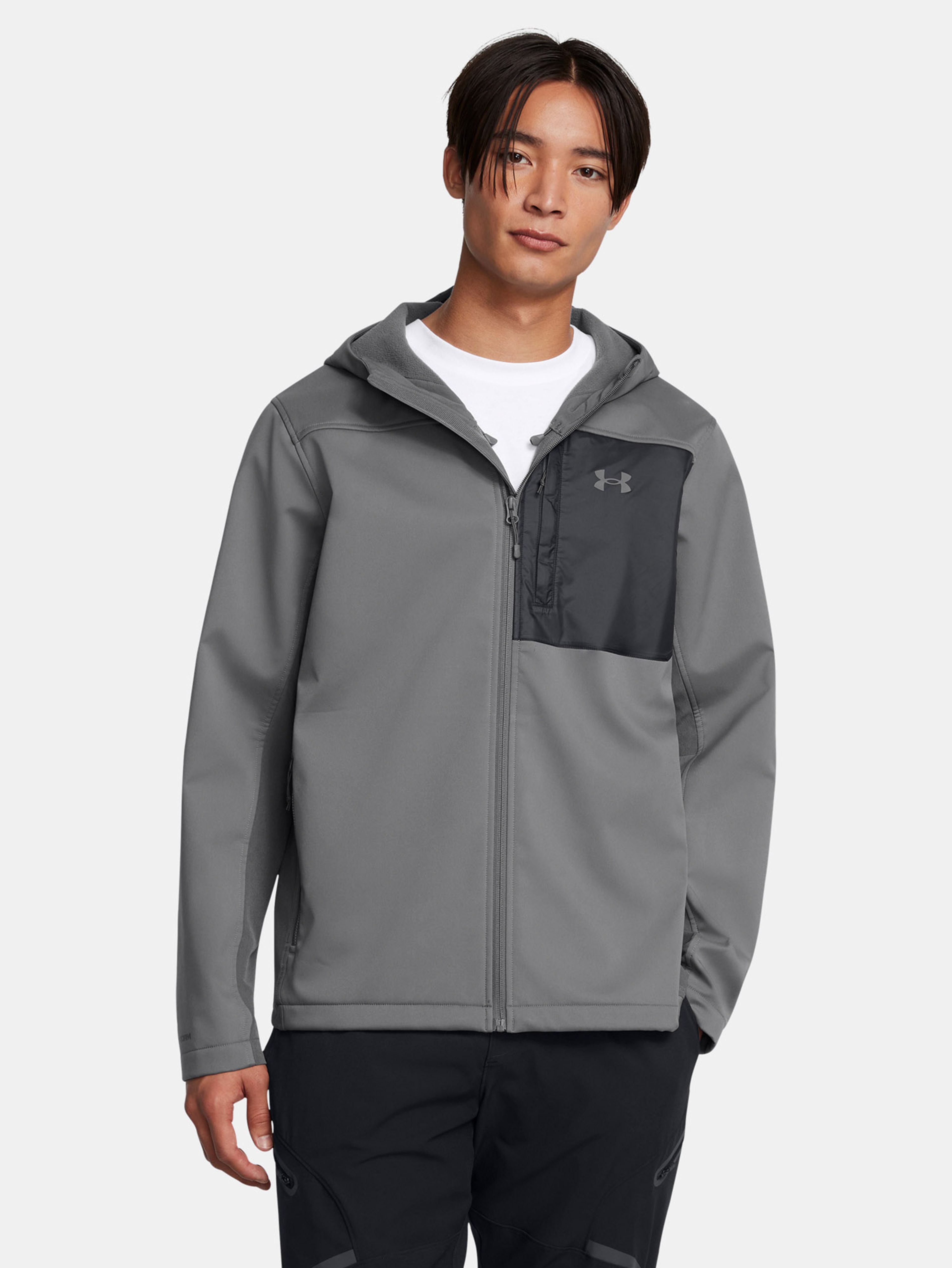 Meeste jope Under Armour SHIELD HOODED JACKET-GRY