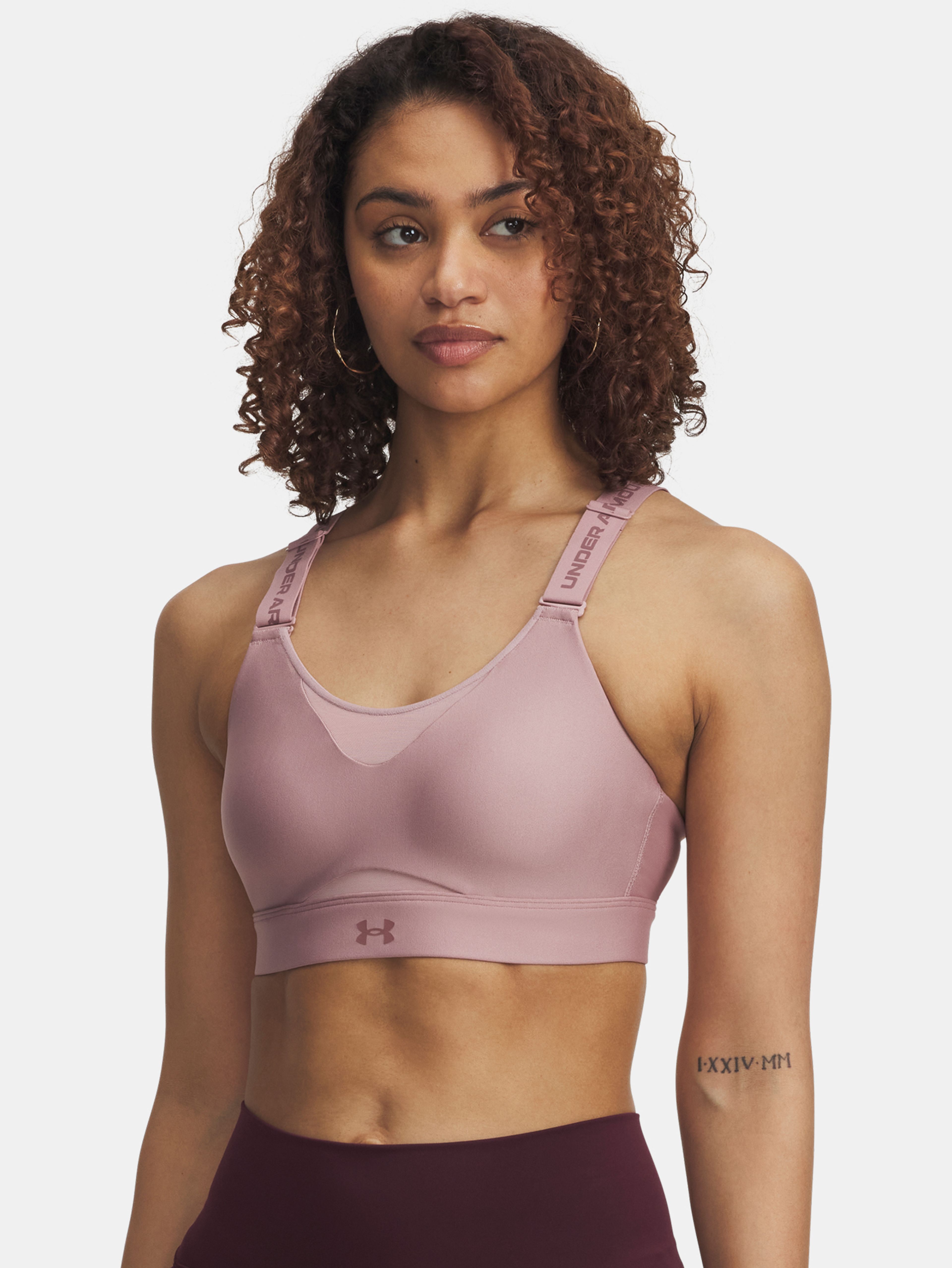 Dámska podprsenka Under Armour UA Infinity High 2.0 Bra-PNK