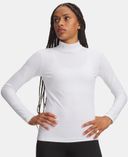 Sieviešu t-krekls Under Armour UA ColdGear Mock-Balta - 002