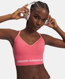 Dámska podprsenka Under Armour Vanish Seamless Low Bra-Ružová - 004
