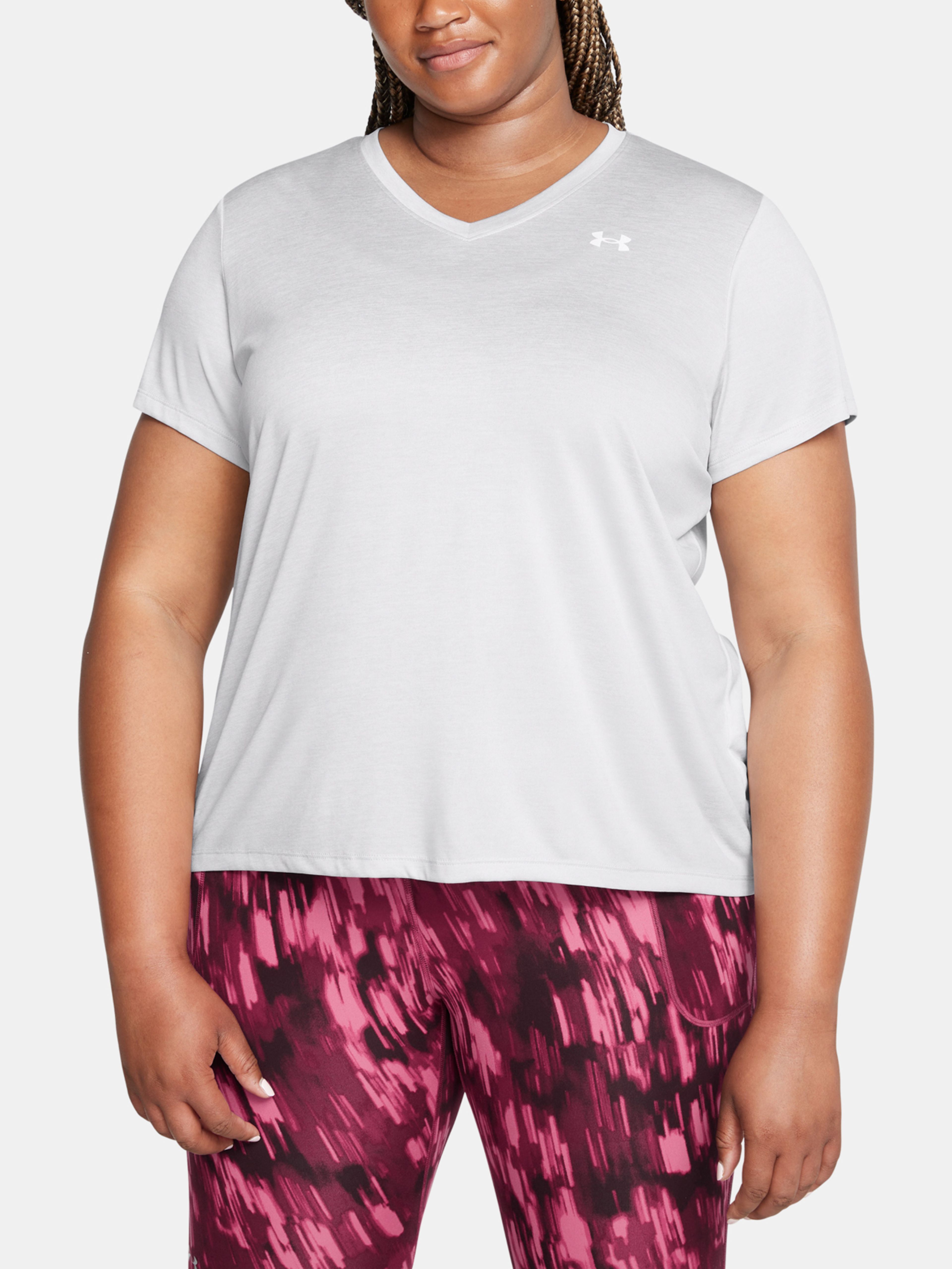 Női póló Under Armour Tech SSV- Twist&-GRY