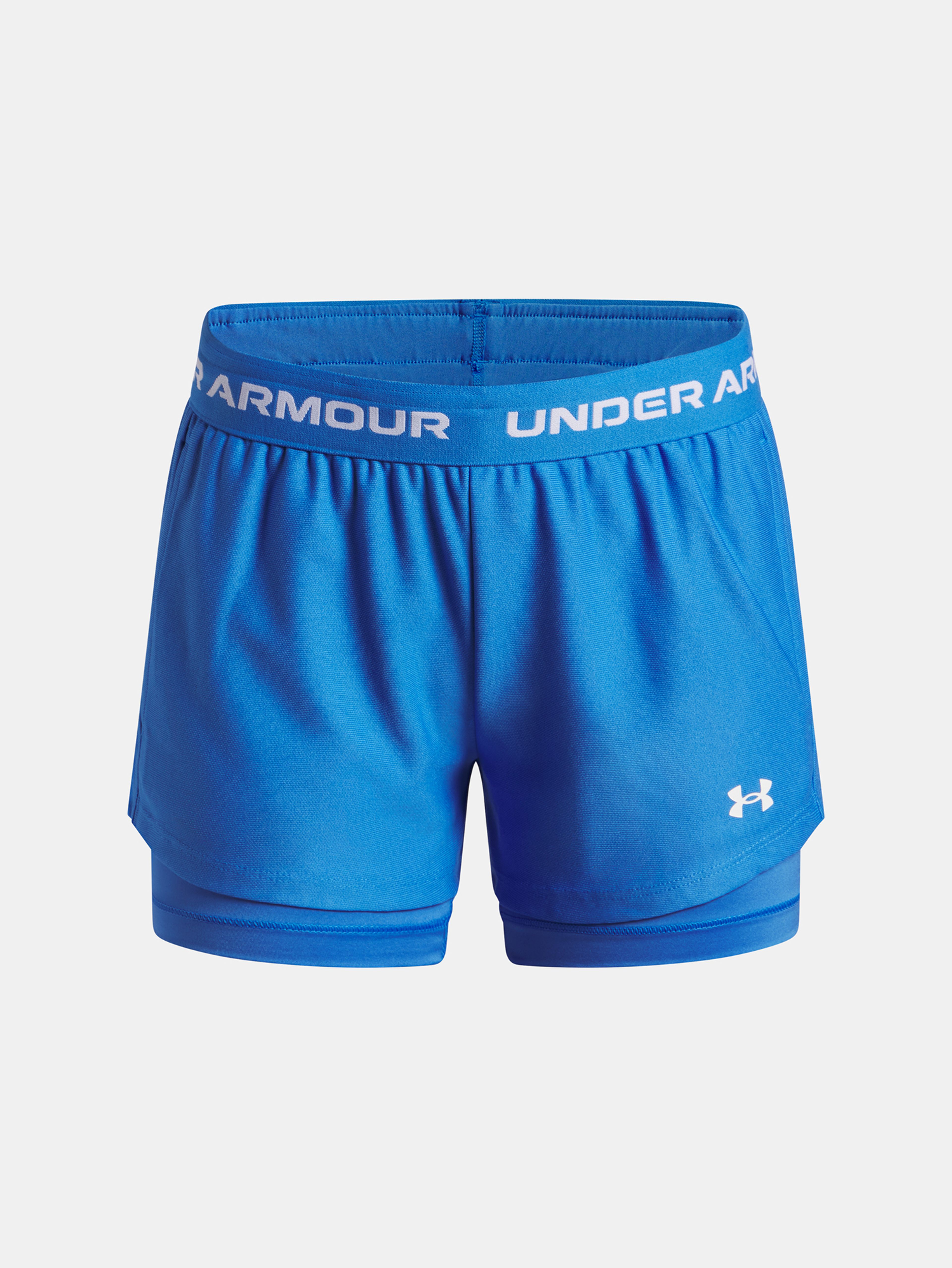 Dievčenské kraťasy Under Armour UA Tech Play Up 2n1 Short-BLU