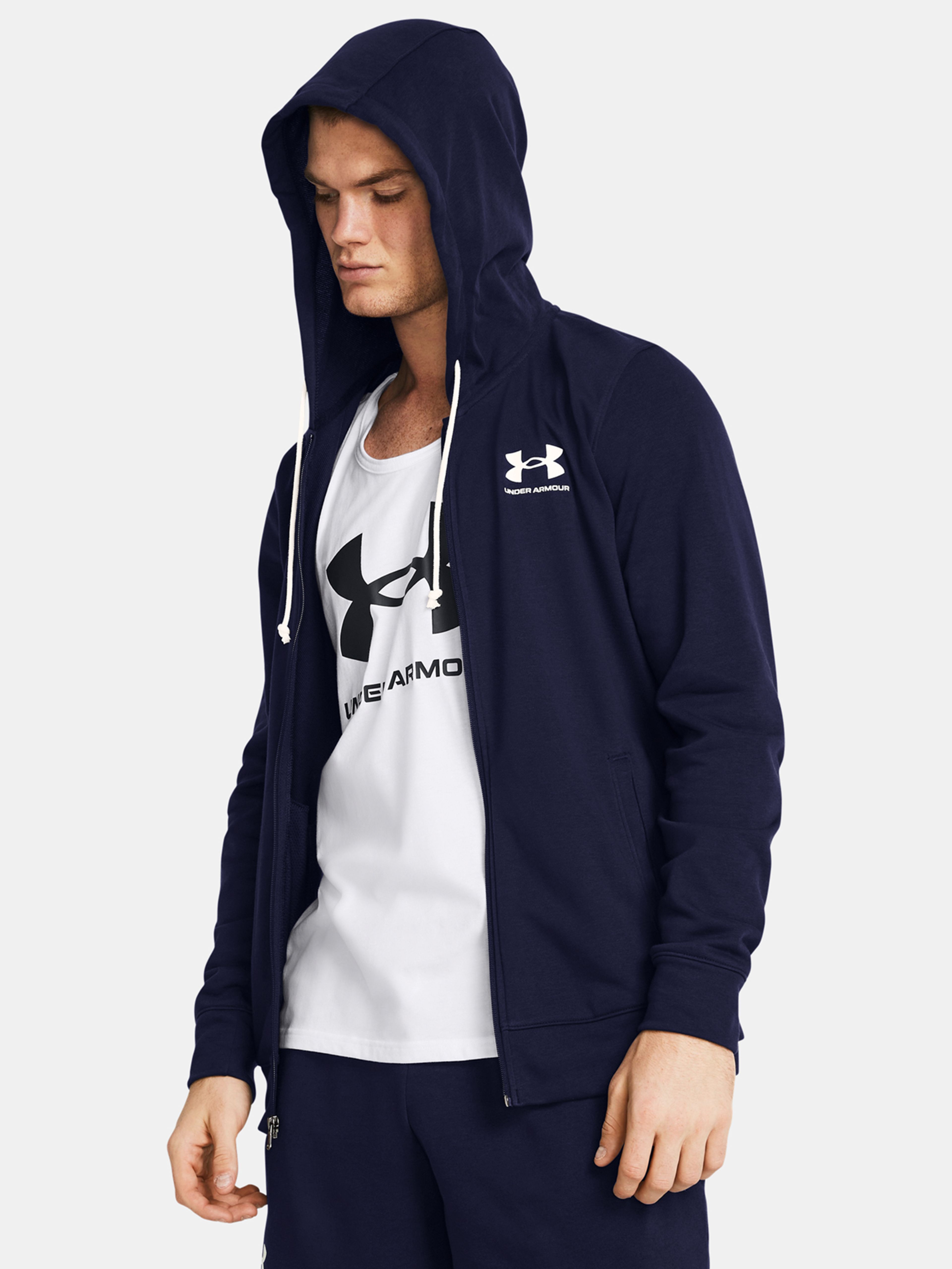 Férfi felső Under Armour UA Rival Terry LC FZ