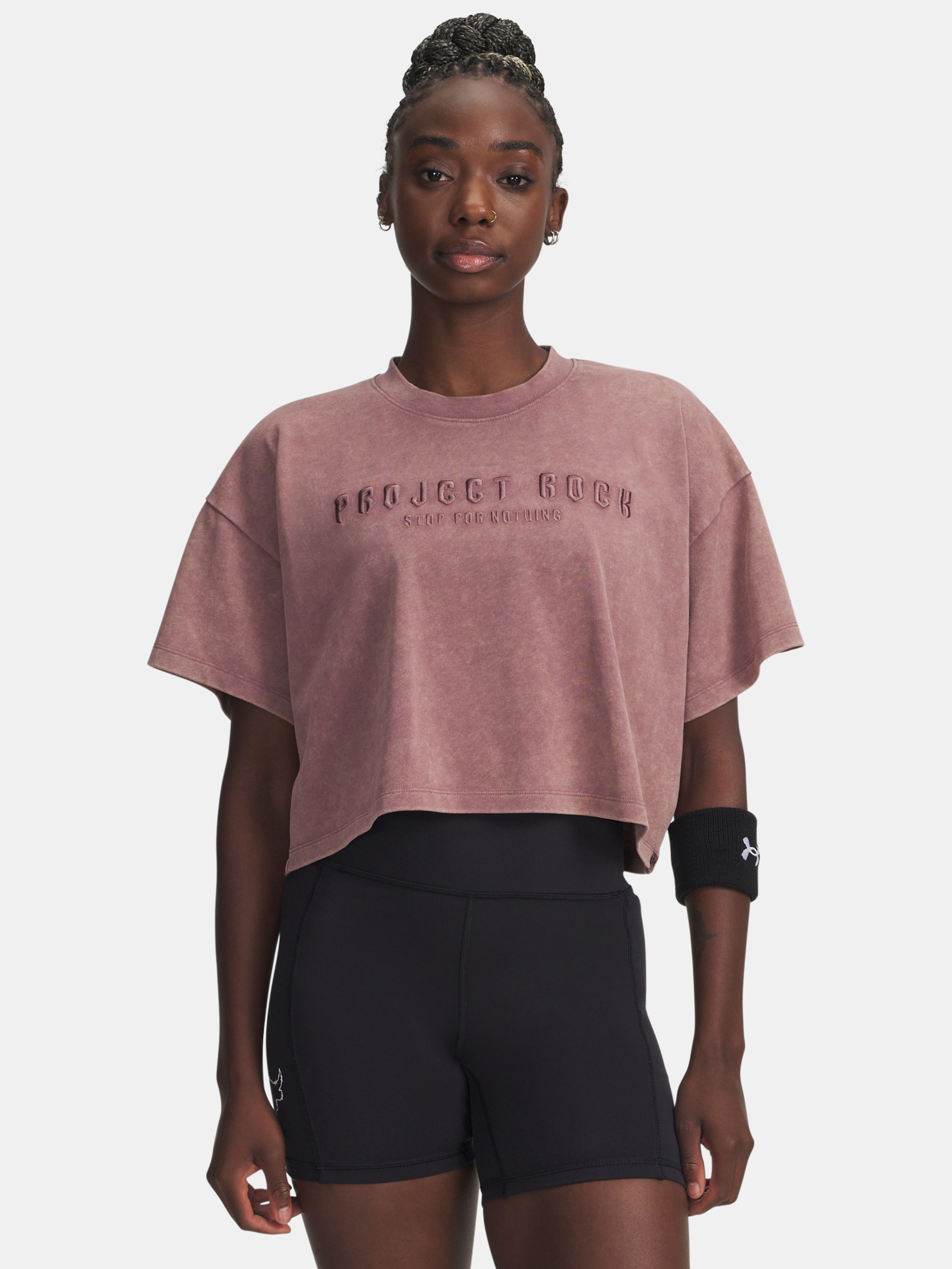 Női póló Under Armour Pjt Rck Statement Graphic SS-MRN