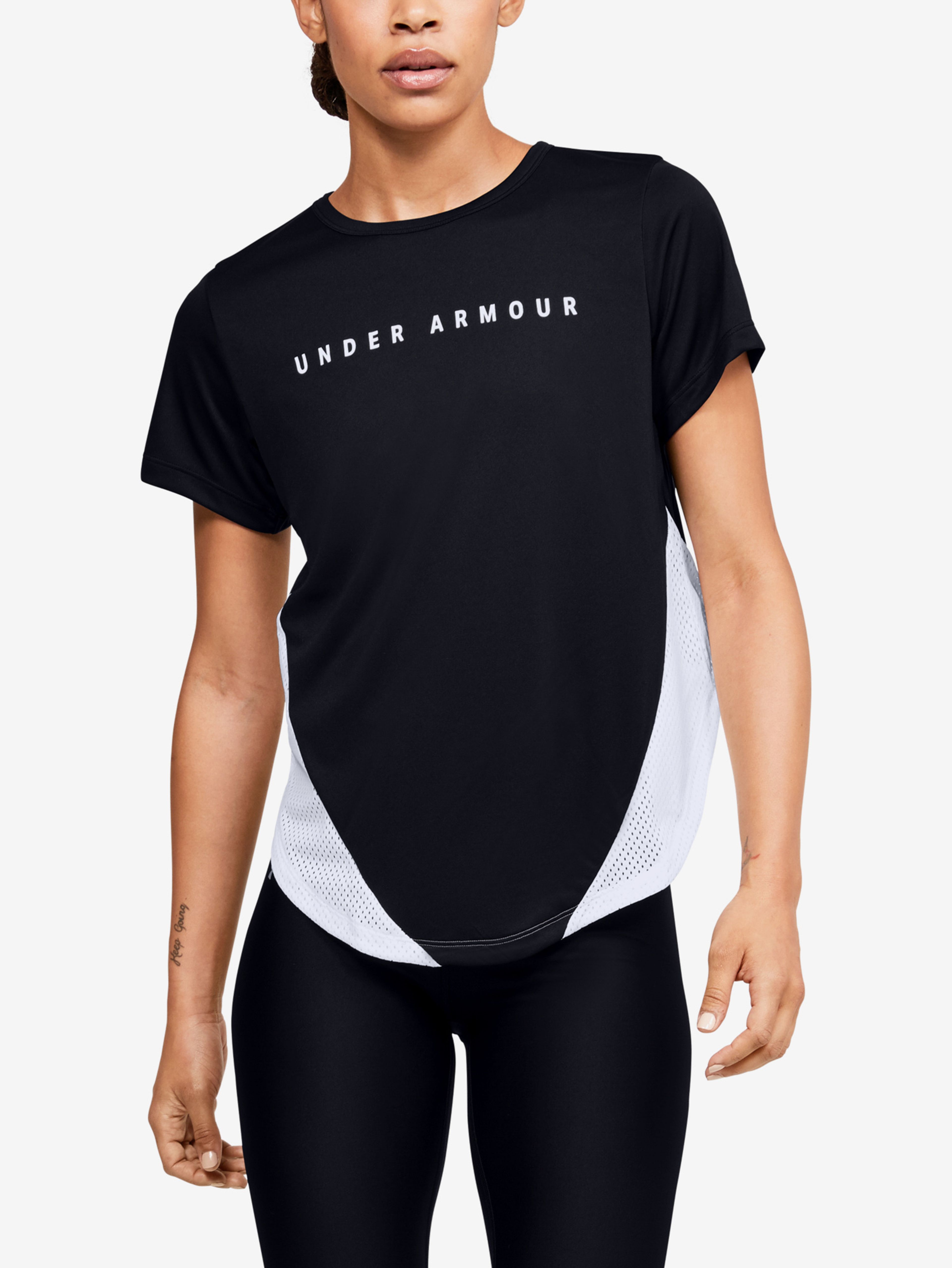 Női póló Under Armour Hg Armour Sport Mesh Panel Ss