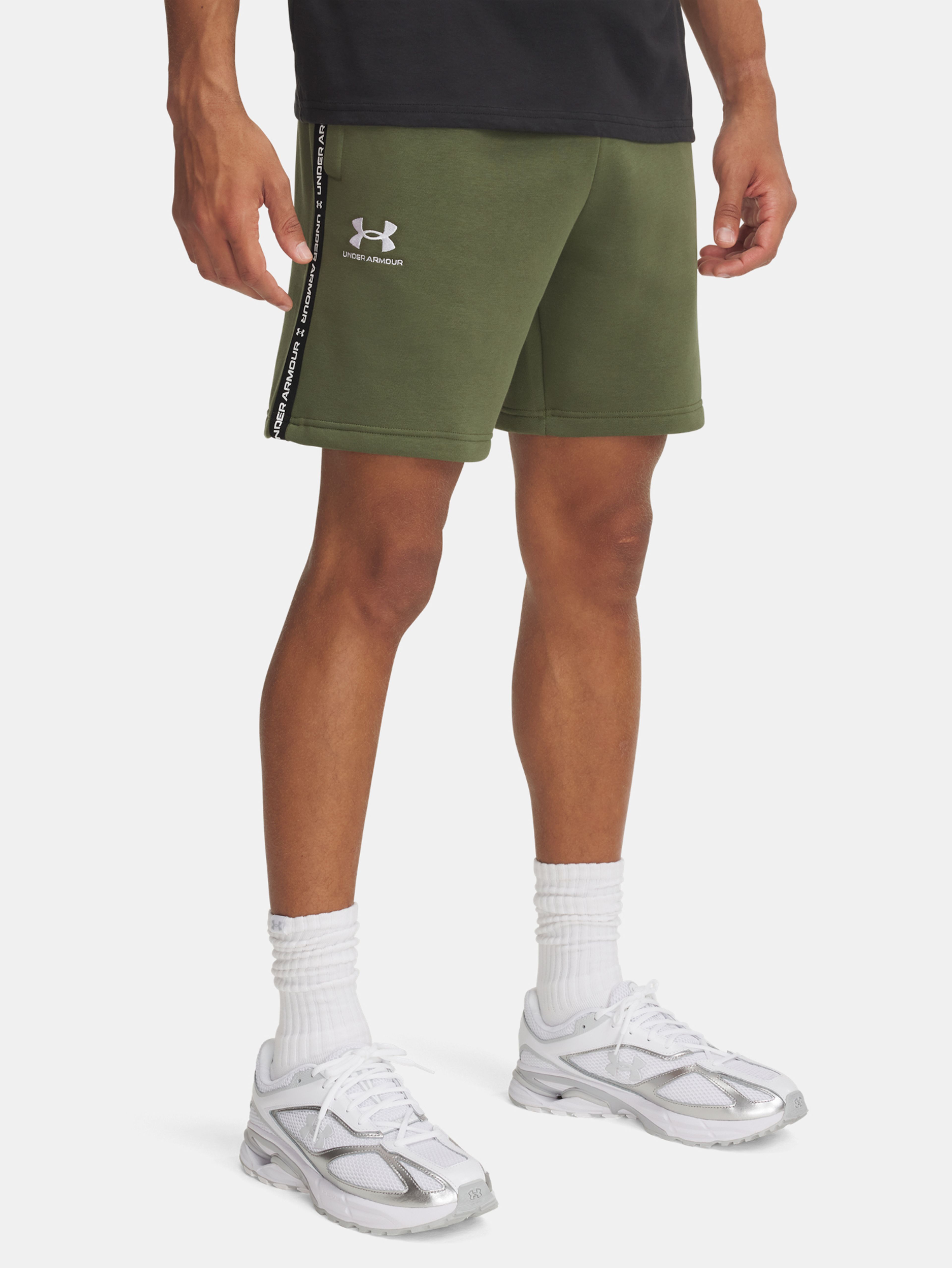 Férfi rövidnadrágok Under Armour UA Icon Fleece Short Taping