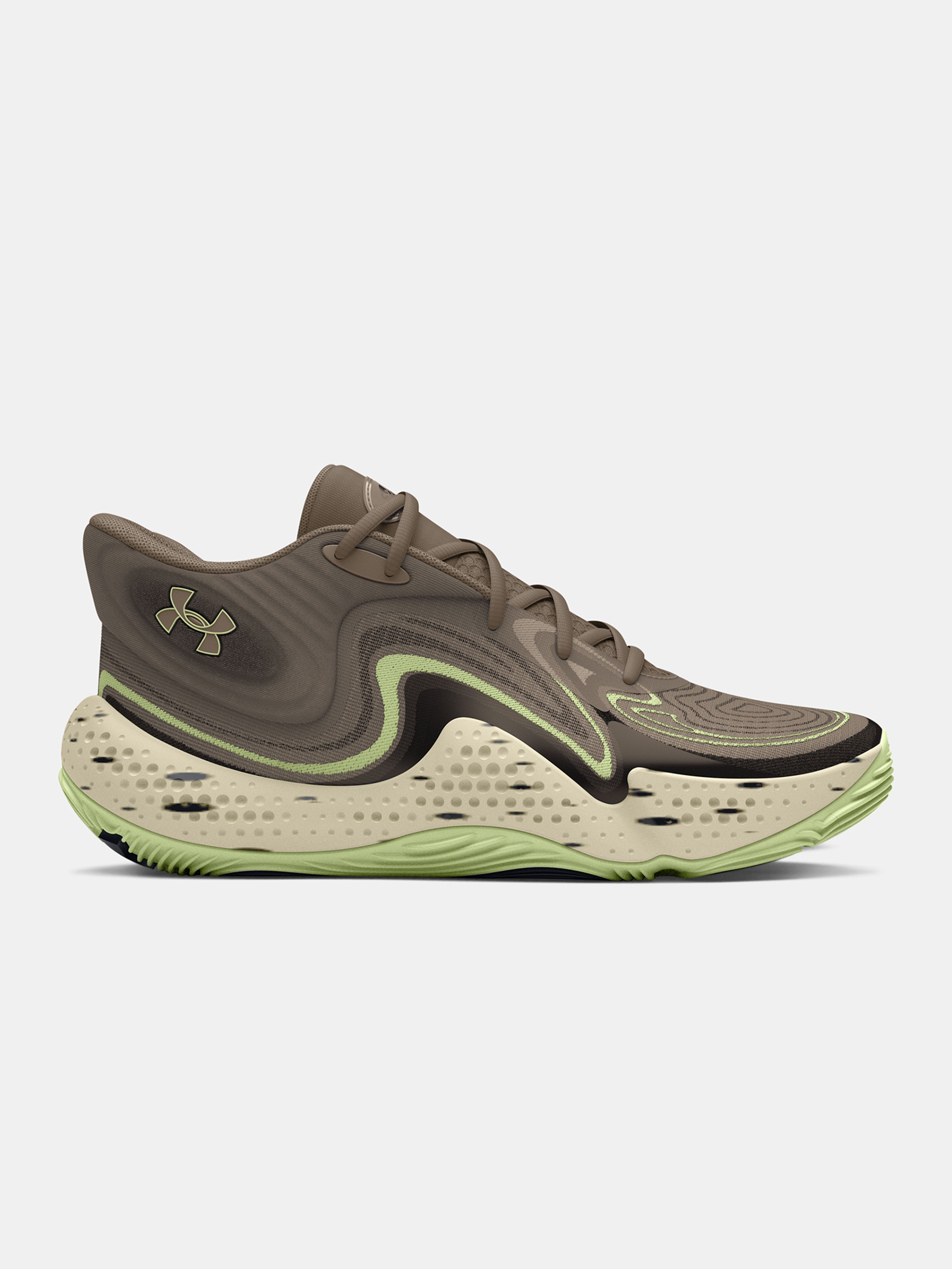 Unisex čevlji Under Armour UA Spawn 6 Mid CAMO