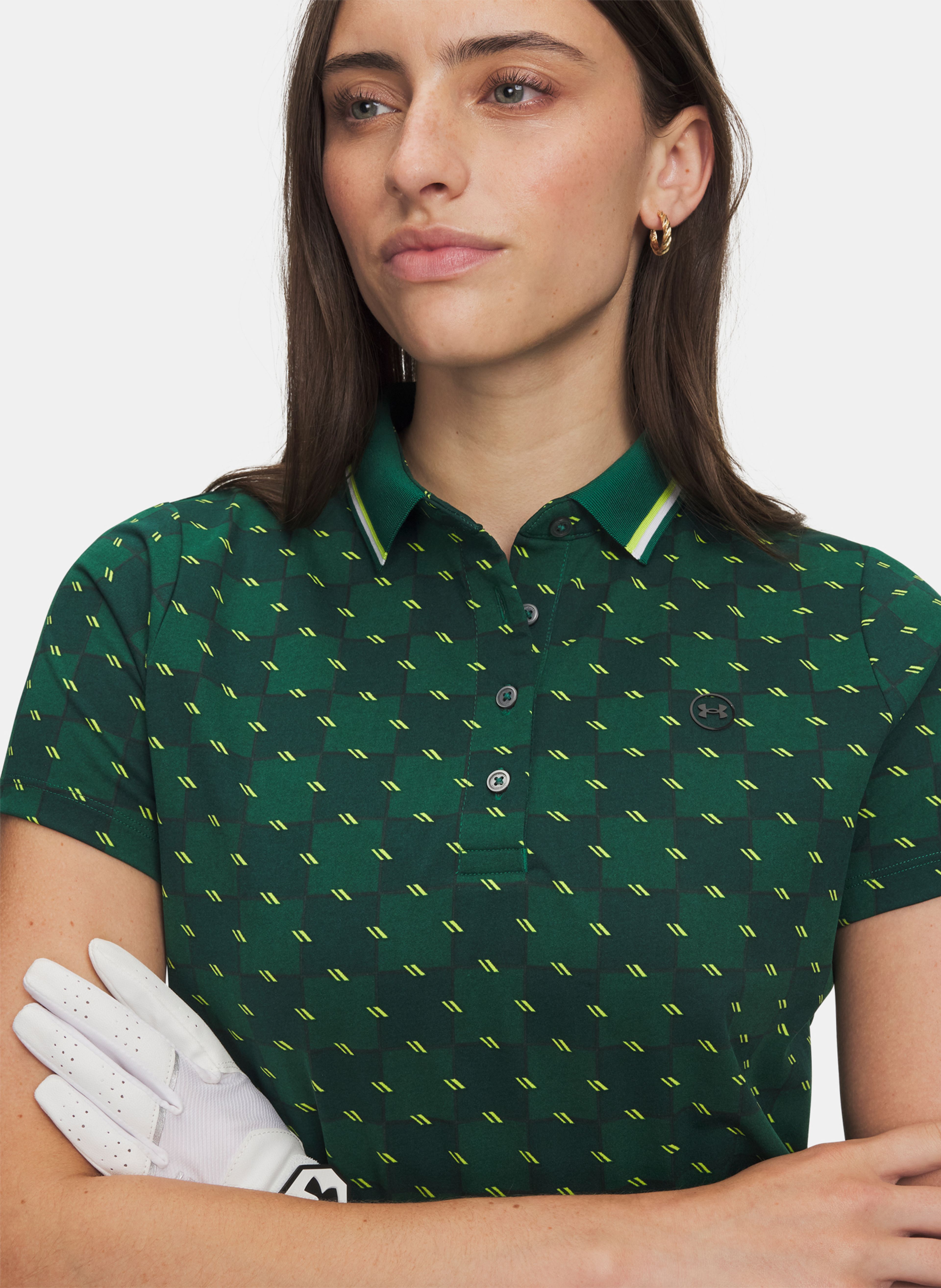Naiste t-särk Under Armour UA ArmourDry Printed Polo - 003