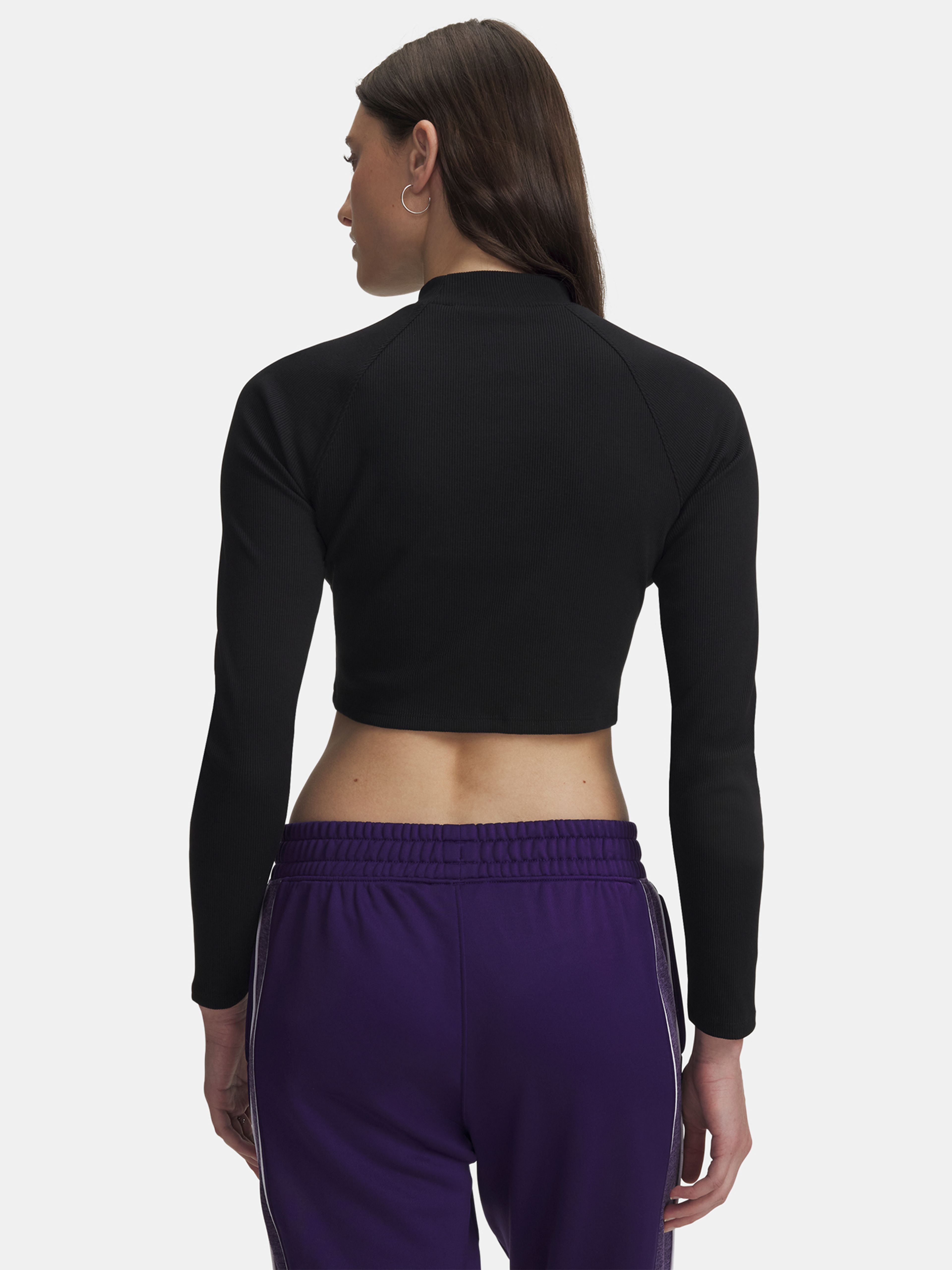 Dámské tričko Under Armour UA RIV RIB MOCK LS - 002