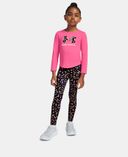 Meiteņu komplekts Under Armour UA PRINTED LS LEGGING SET-Rozā - 001