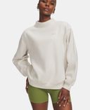 Női felső Under Armour Icon Sama Flc Mock-Fehér - 001