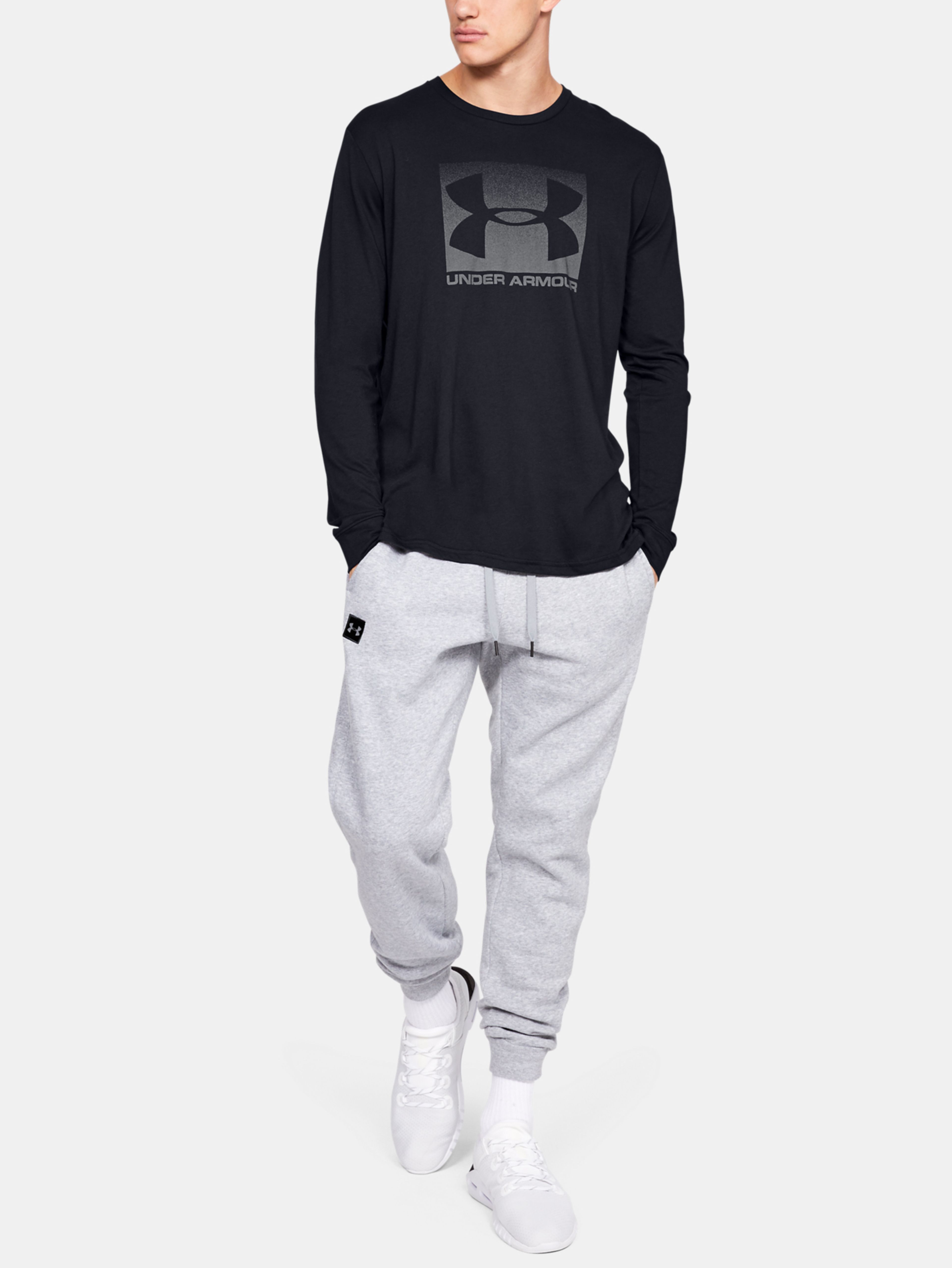 Meeste t-särk Under Armour BOXED SPORTSTYLE LS