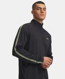 Moška majica Under Armour UA Tech Taping 1/2 Zip-Črna - 004