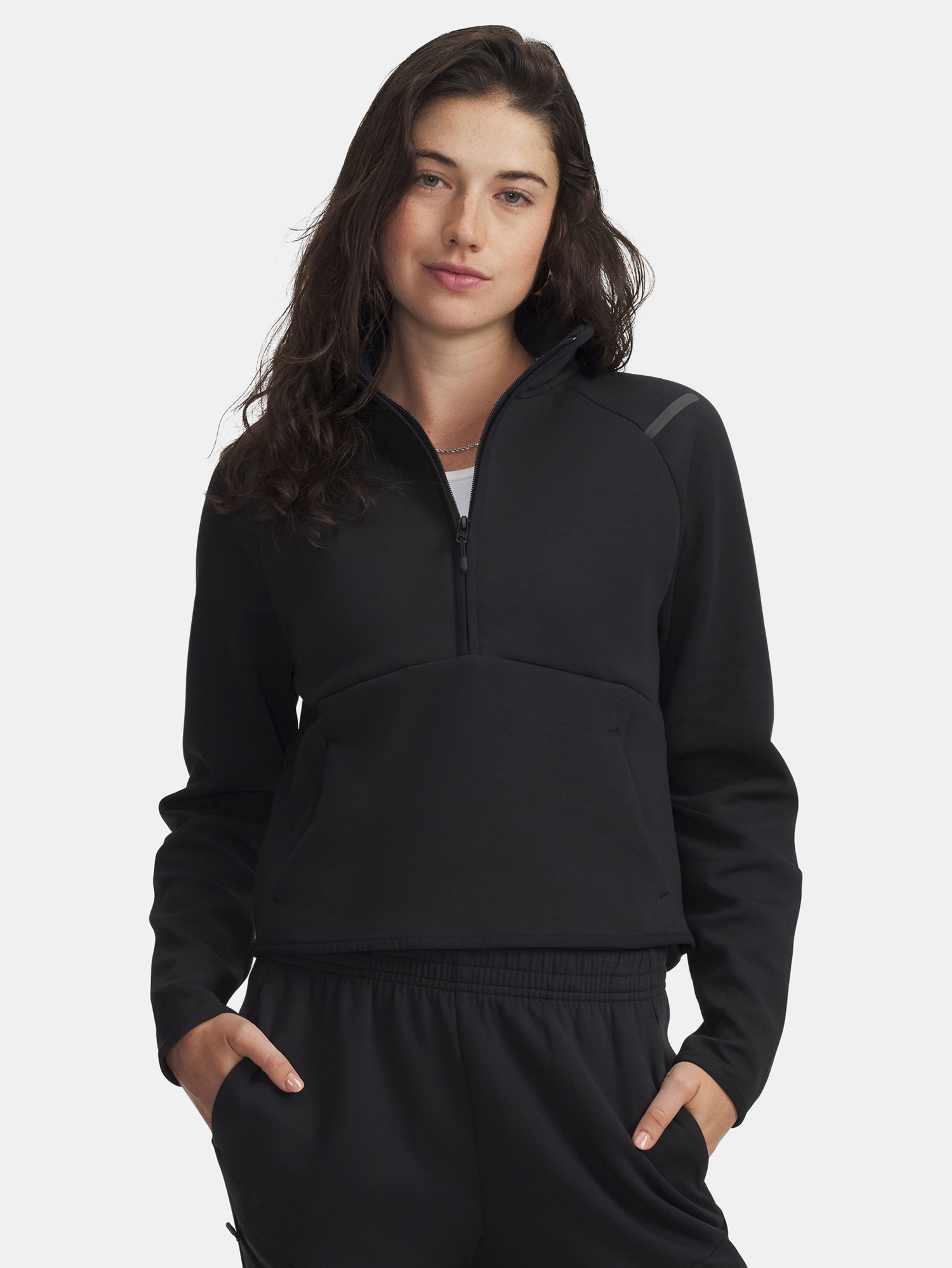Női felső Under Armour Unstoppable Flc HZ-BLK