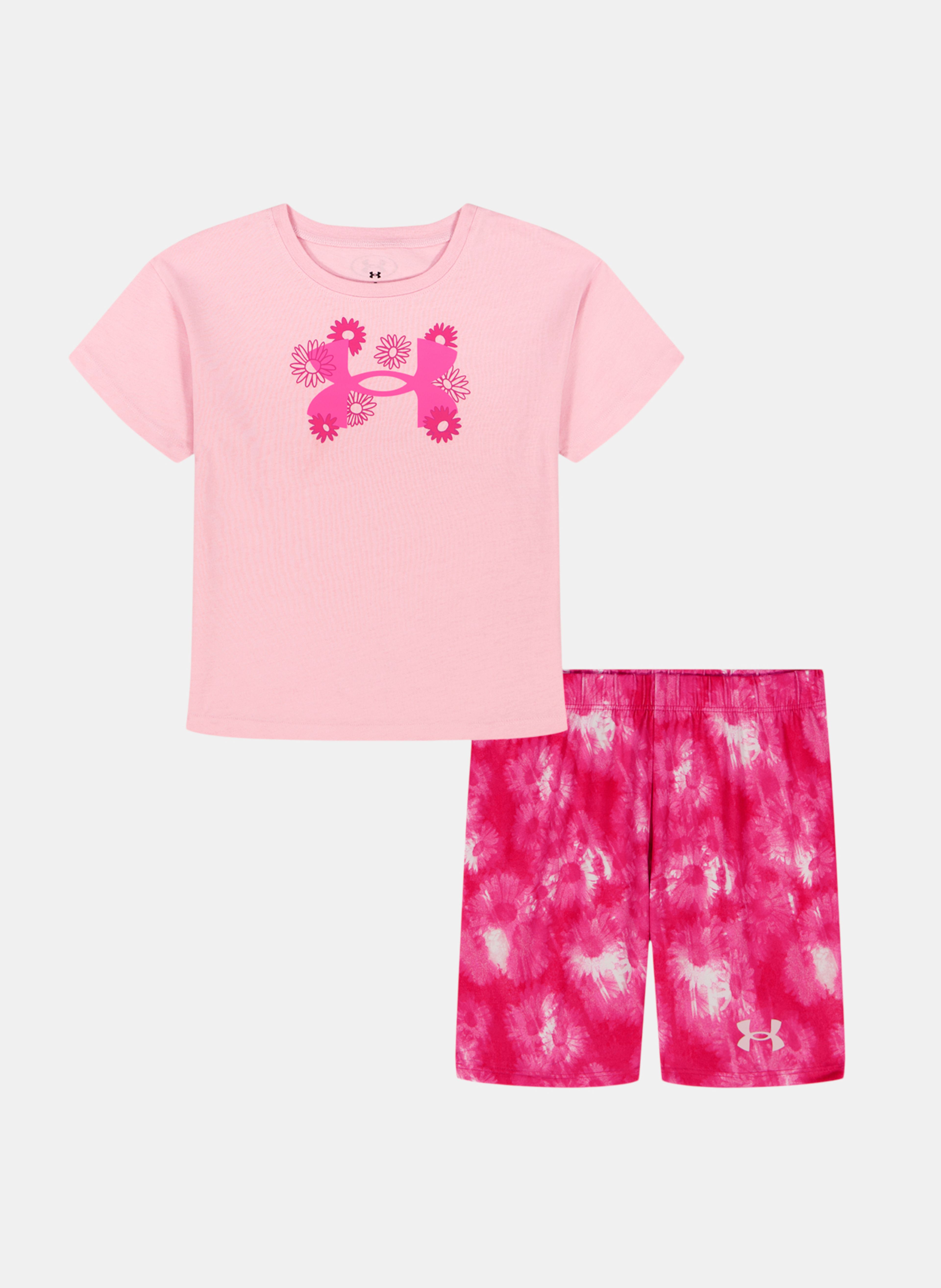 Mergaičių rinkinys Under Armour UA PRINTED BIKE SHORT SET - 003