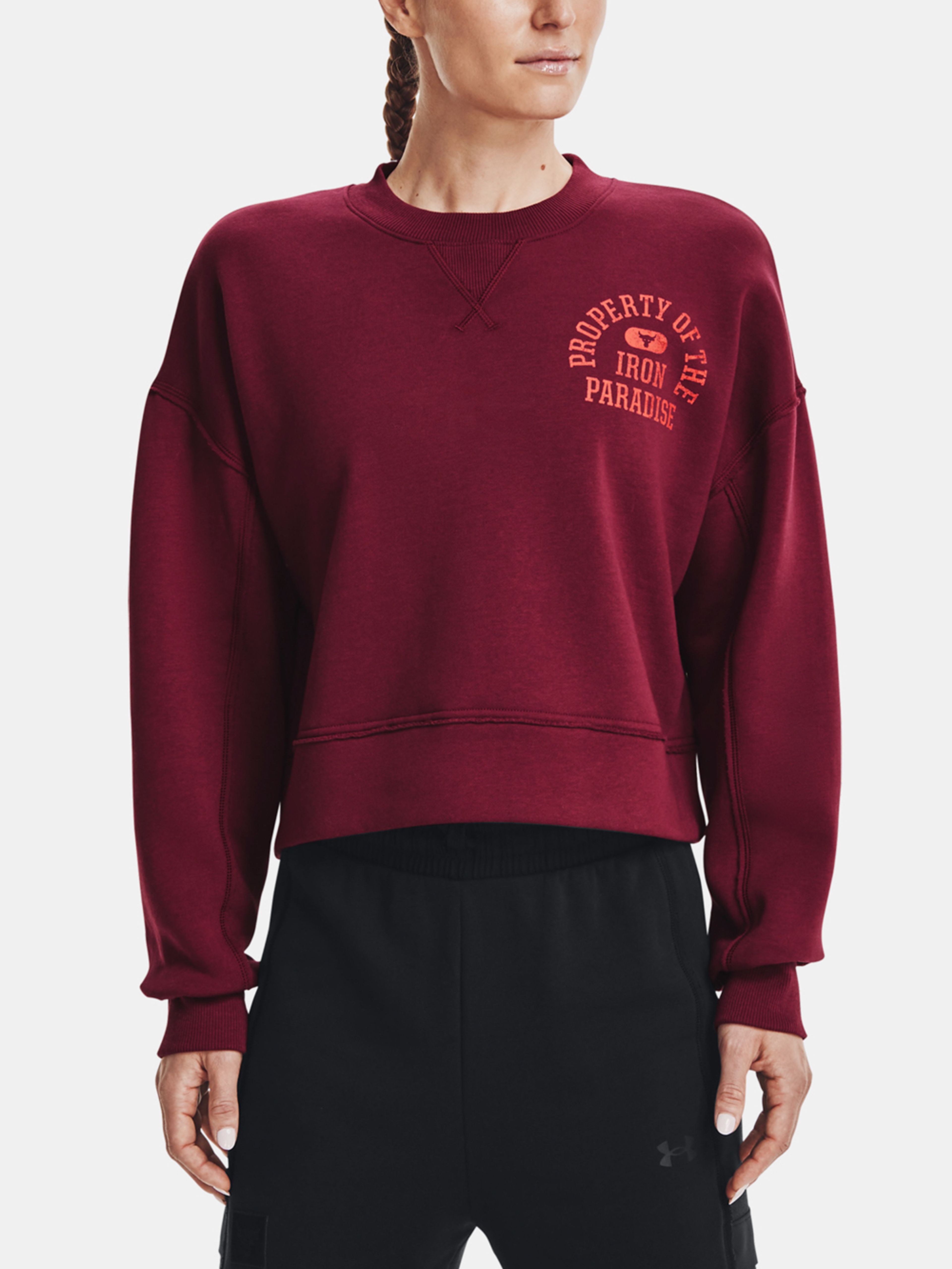 Női felső Under Armour UA Prjct Rock Fleece LC Crew