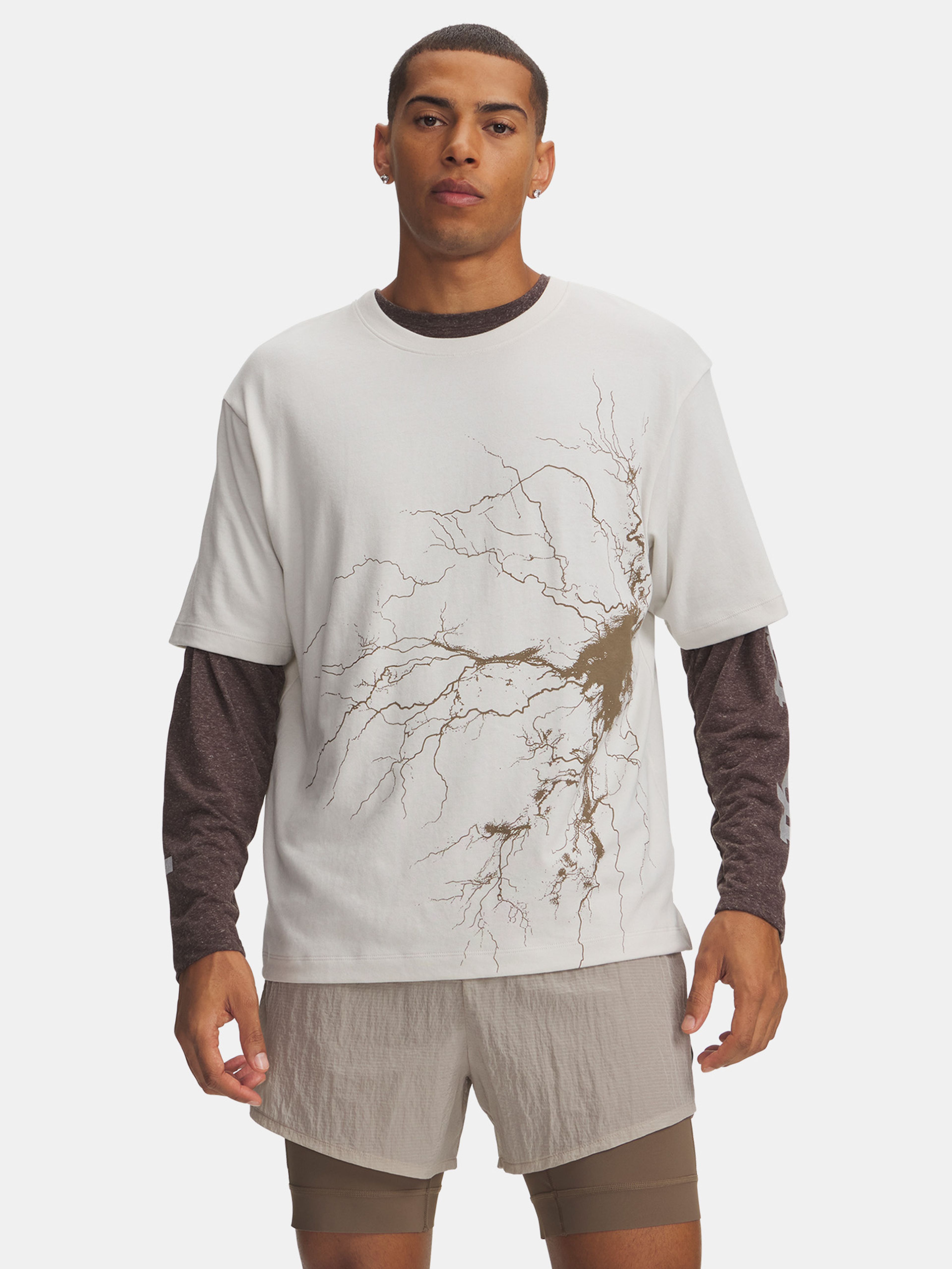 Meeste t-särk Under Armour UA HB Run HW Lightning SS - 001