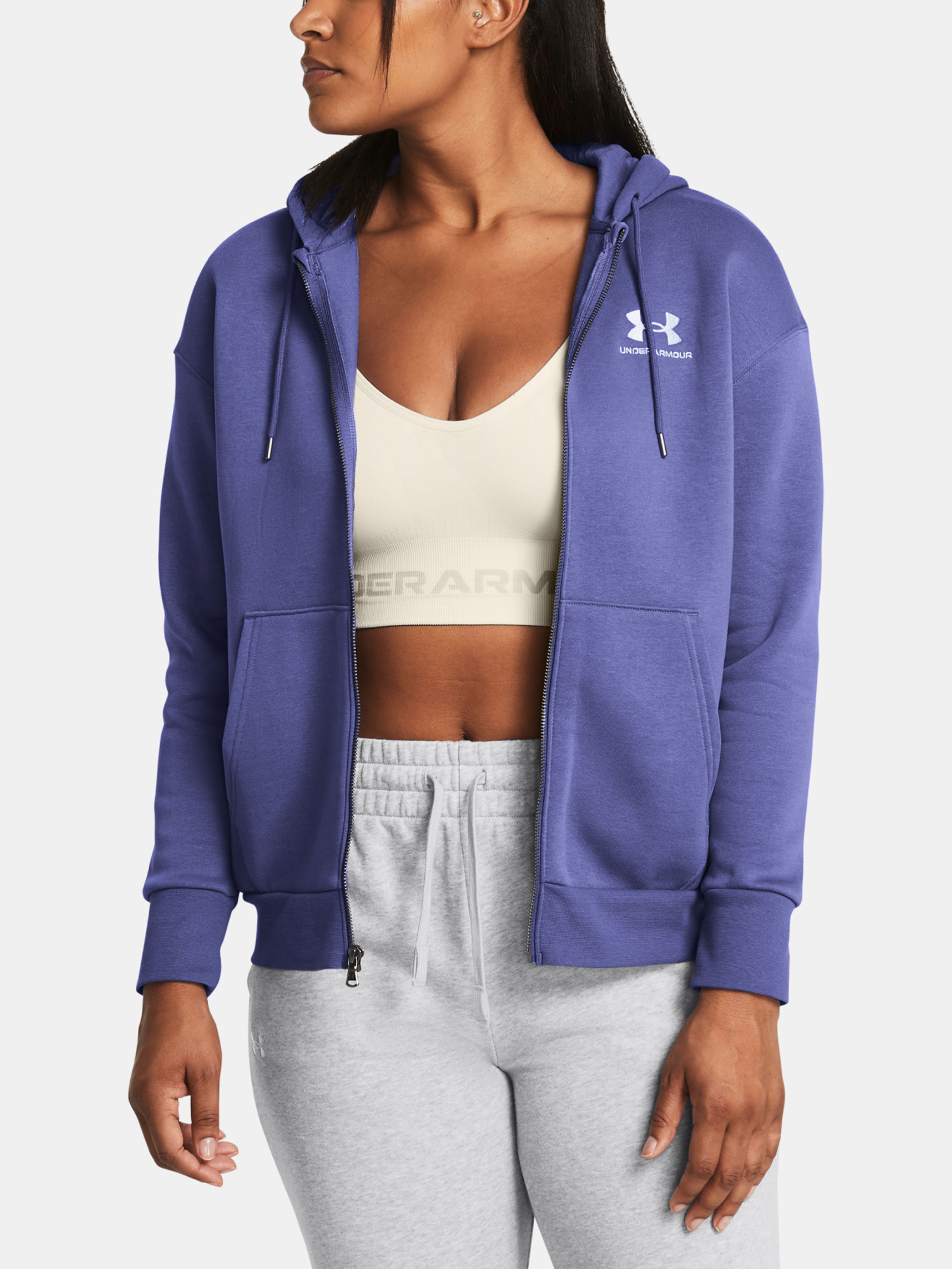 Ženski pulover Under Armour Essential Fleece FZ