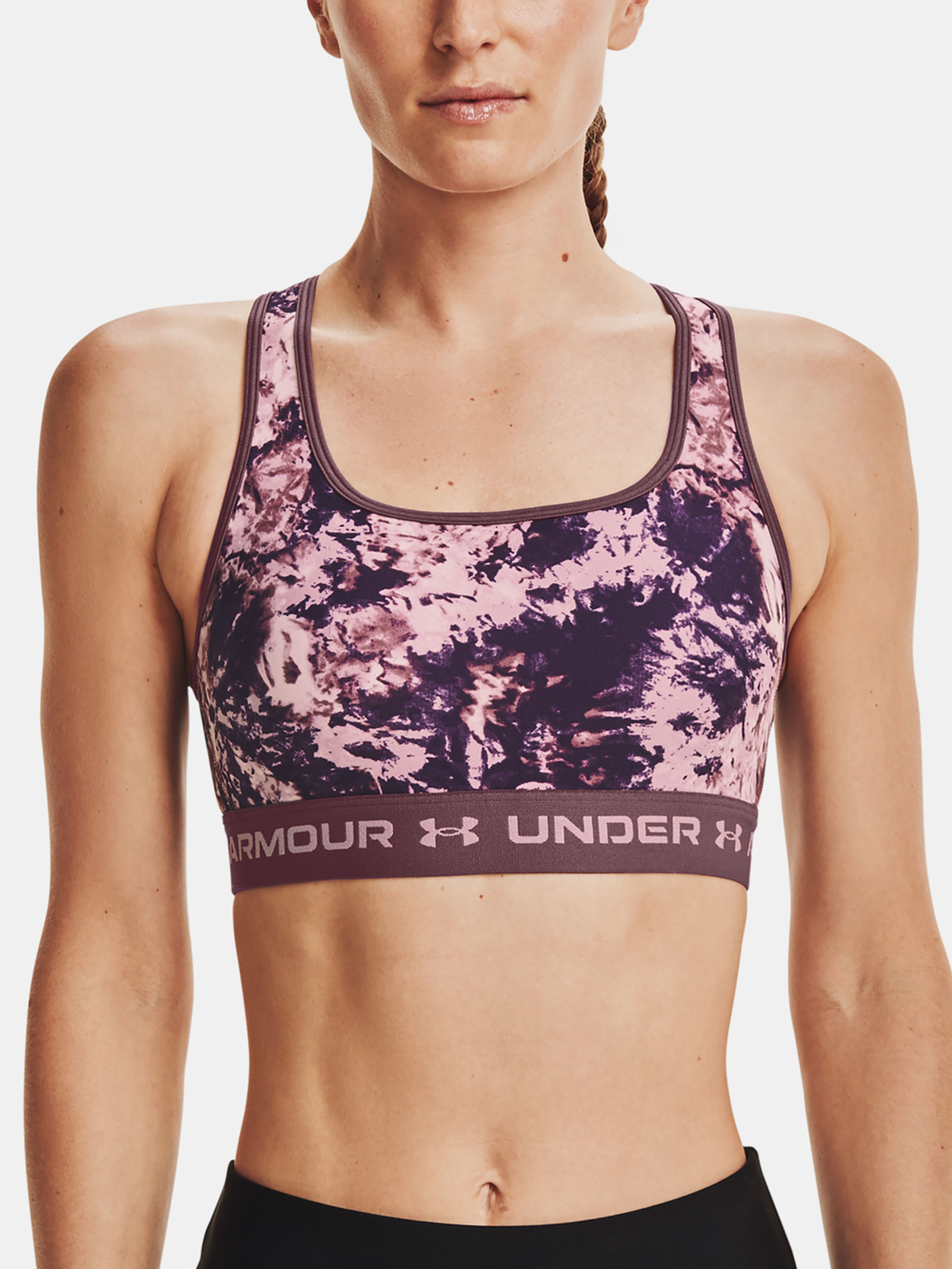 Dámska podprsenka Under Armour Crossback Mid Print