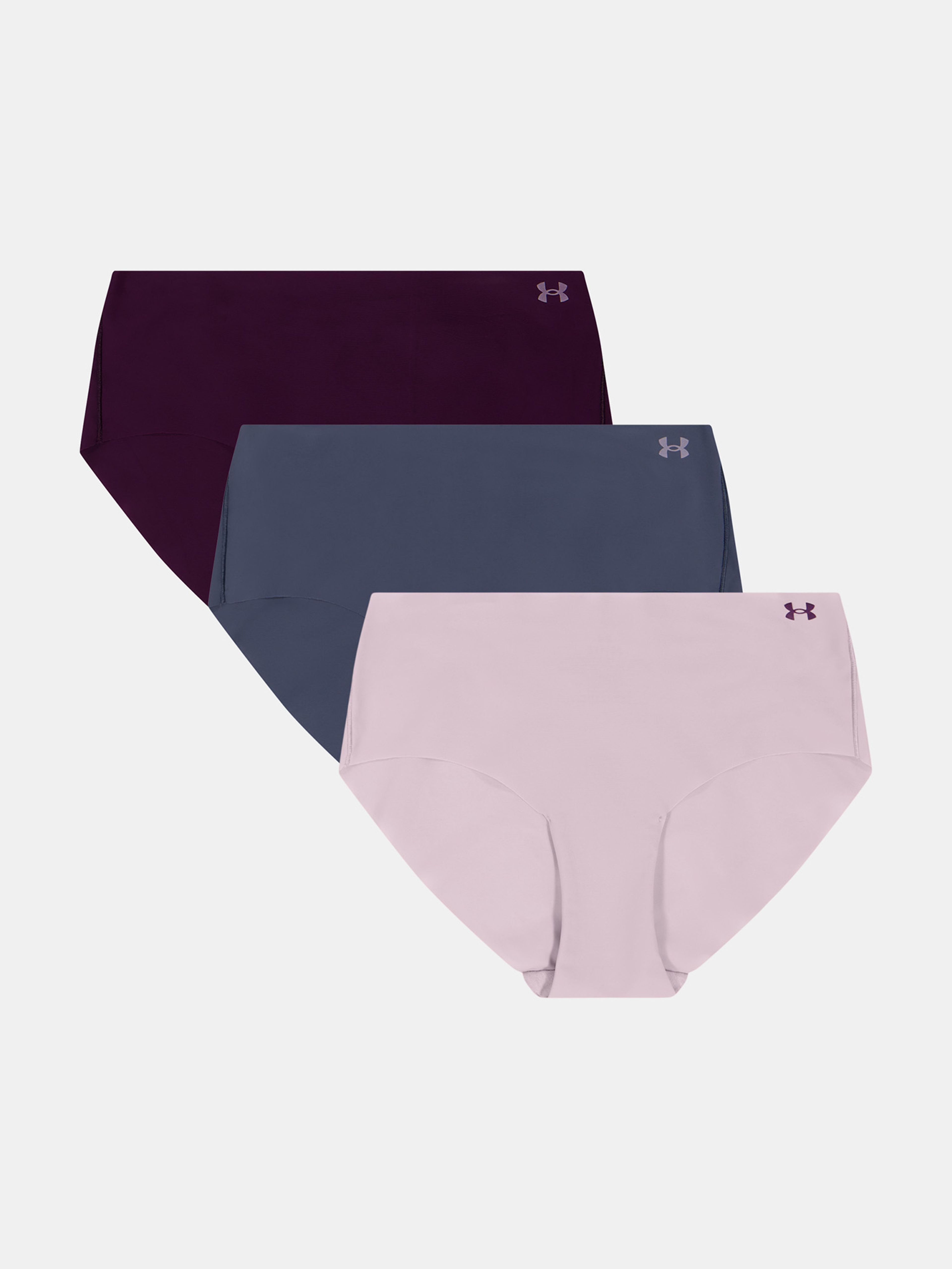 Sieviešu biksītes Under Armour UA Pure Stretch No Show Hipster-Solid - 3pk - 001