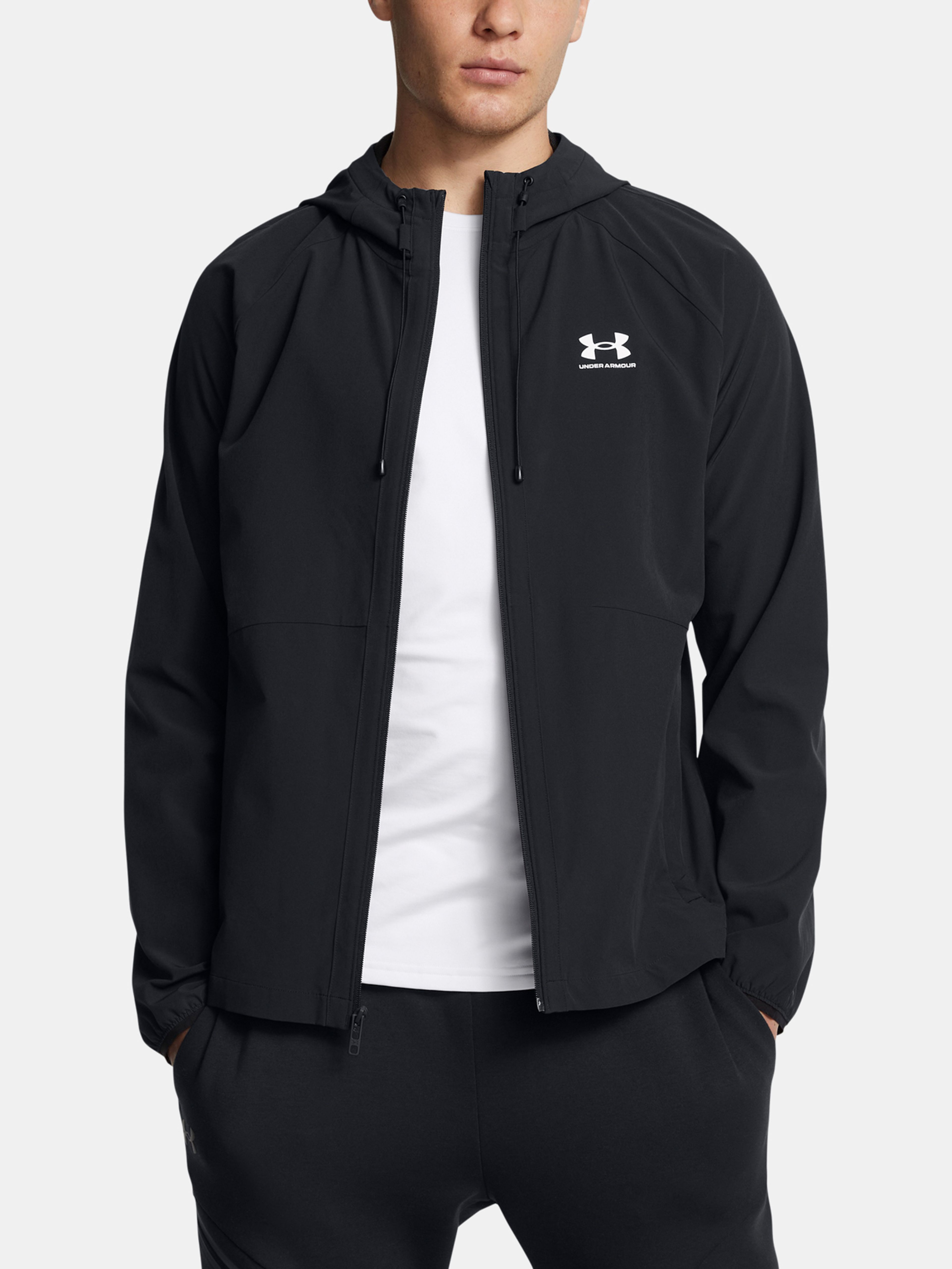 Pánská bunda Under Armour UA Stretch Wvn WindbreakerEU-BLK