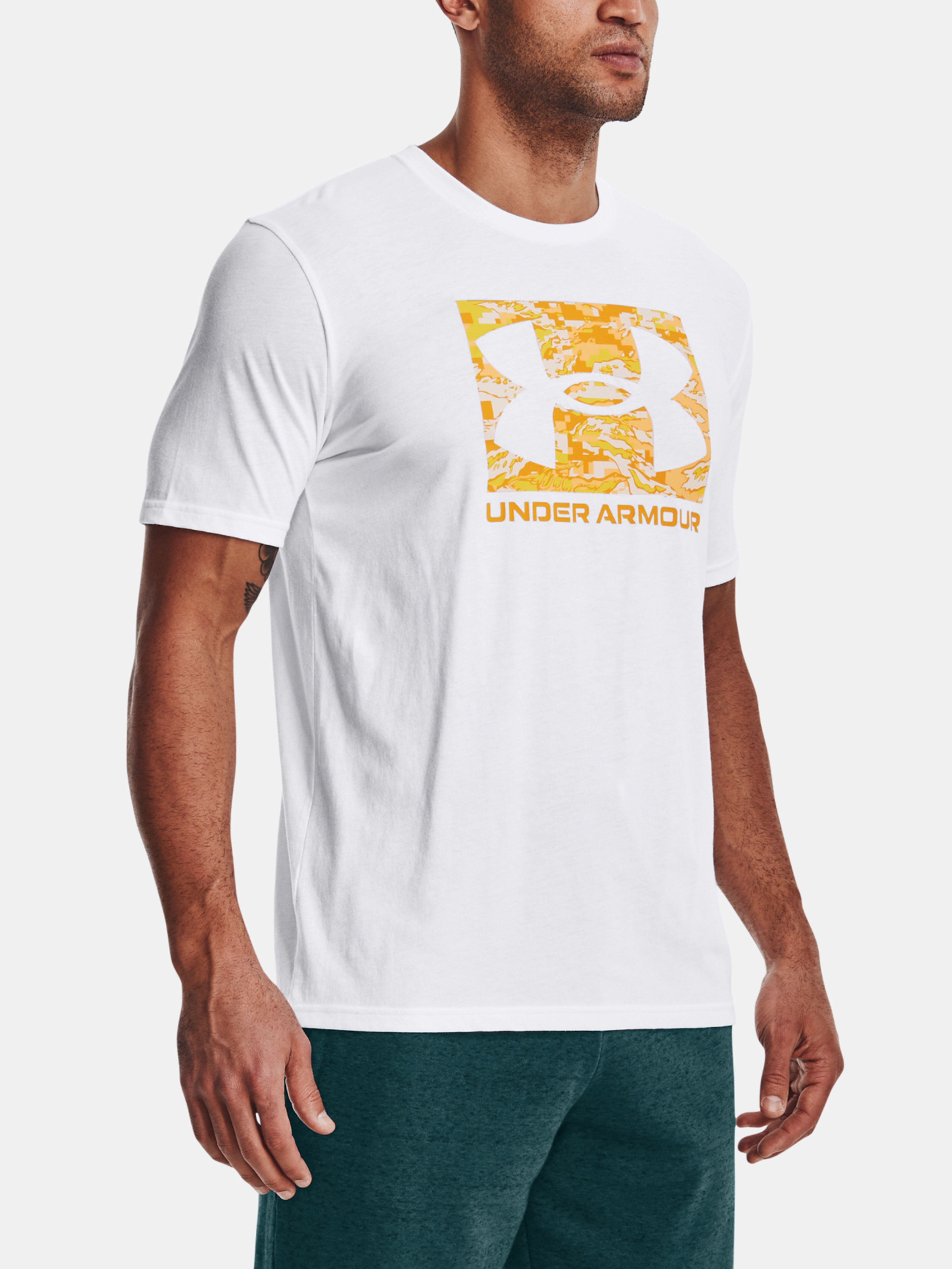 Pánske tričko Under Armour UA ABC CAMO BOXED LOGO SS