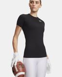Naiste t-särk Under Armour UA HG Authentics Comp SS-Must - 001