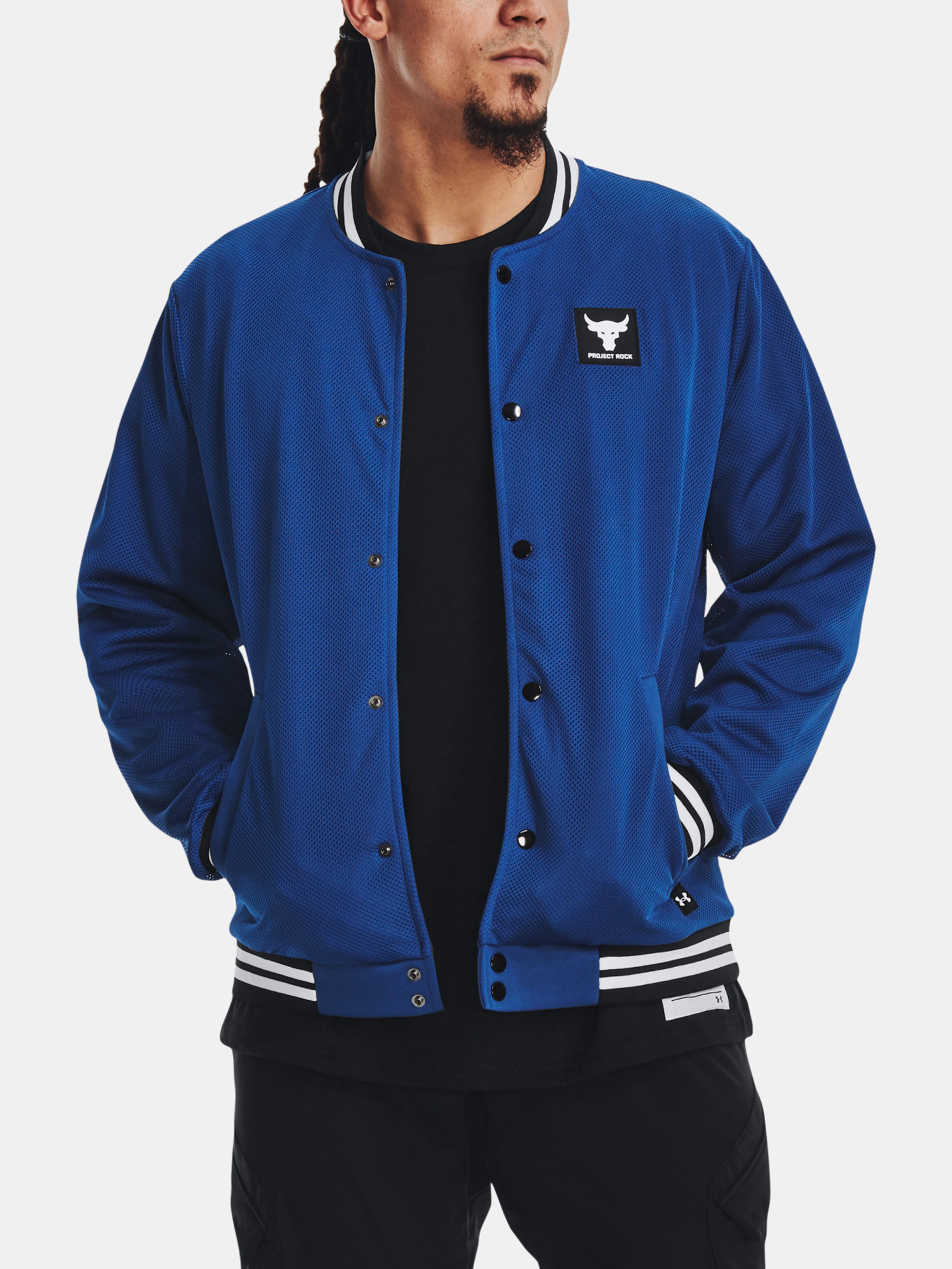 Férfi dzseki Under Armour Pjt Rock Mesh Varsity Jacket