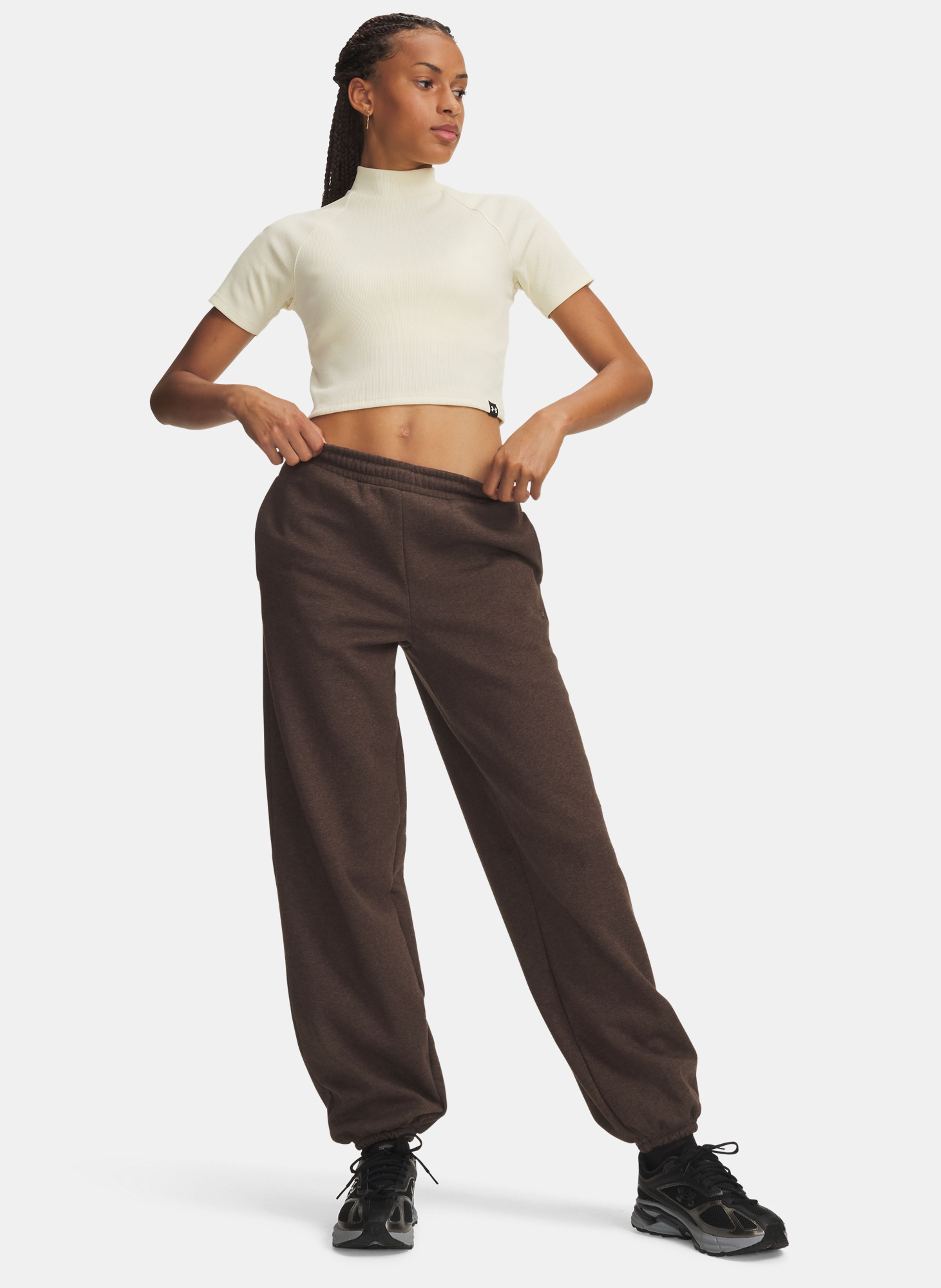 Ženske športne hlače Under Armour Icon Flc Gym Pant - 003