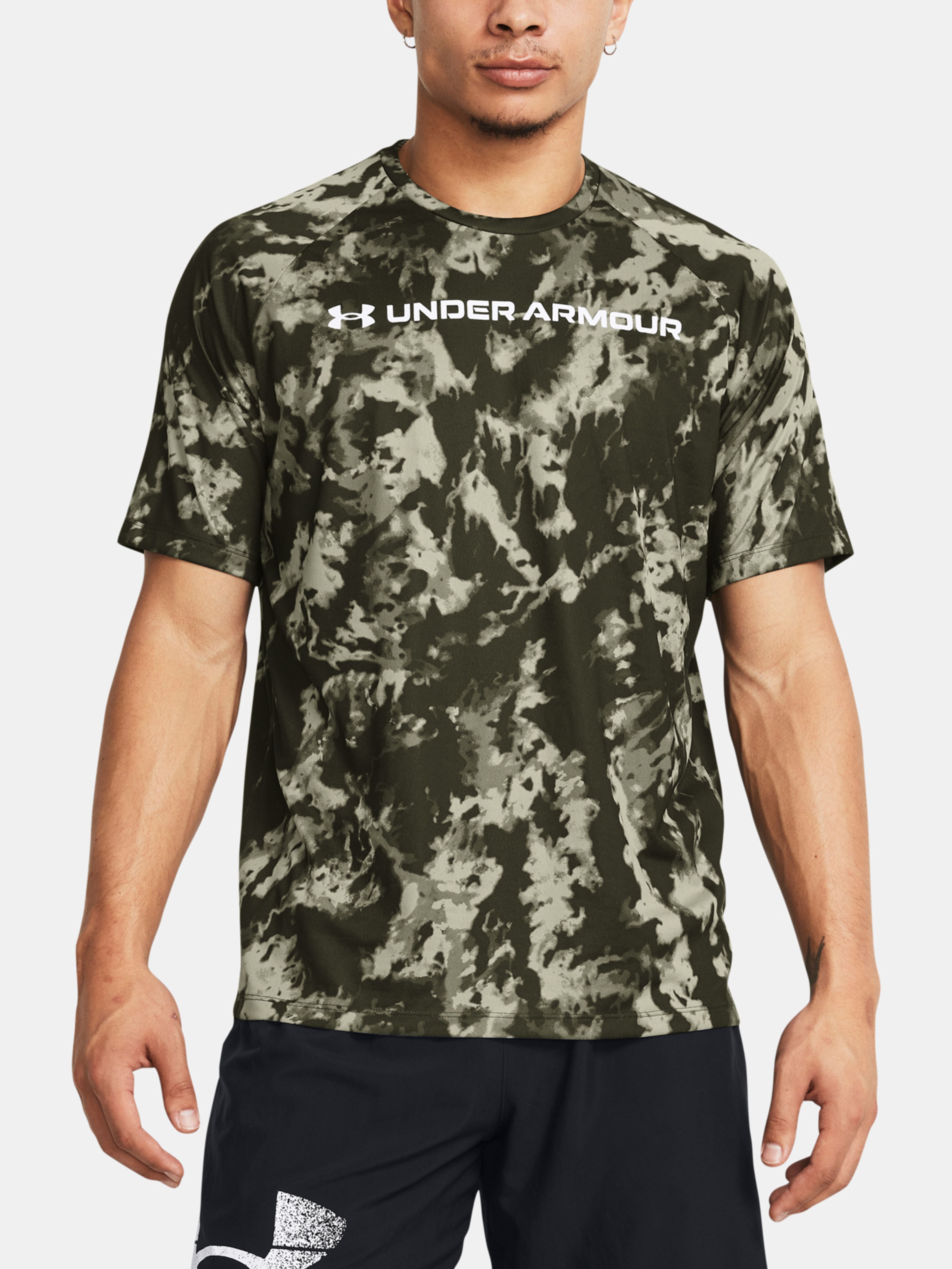 Férfi póló Under Armour UA TECH ABC CAMO SS