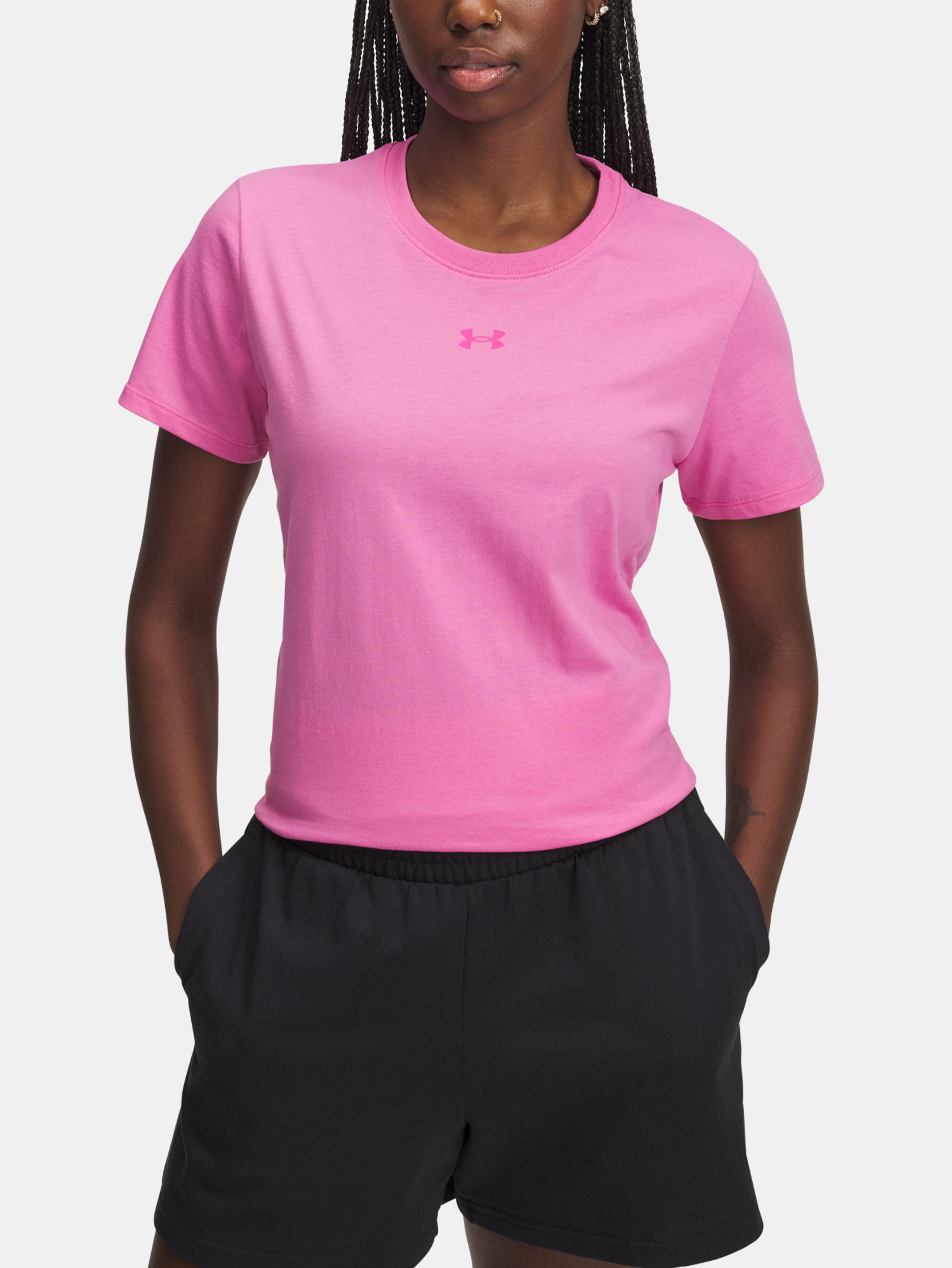 Női póló Under Armour UA W SIMPLE BRANDE SS MFO-PNK