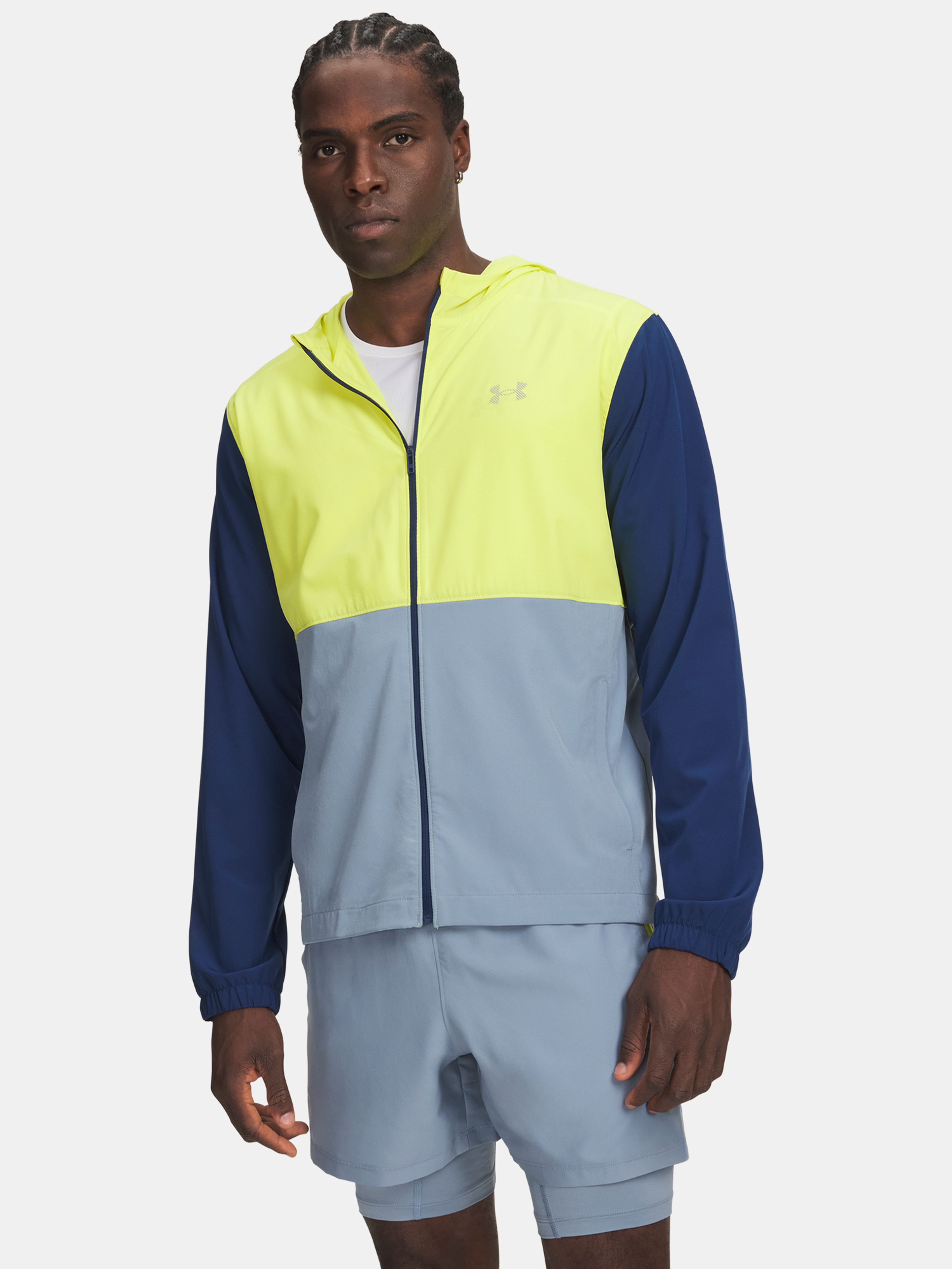 Pánska bunda Under Armour UA Velociti Hooded Jacket - 001