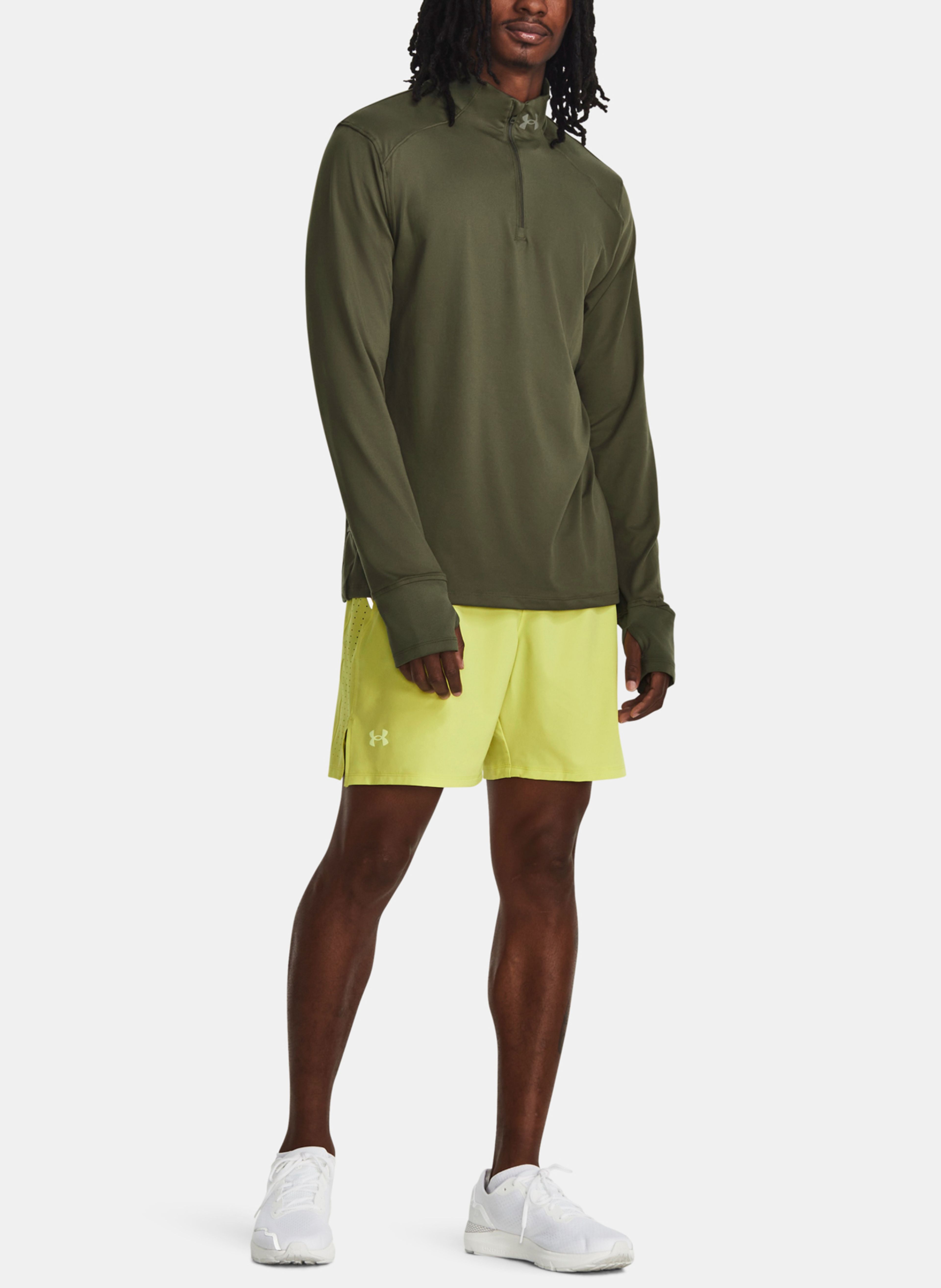 Pánske tričko Under Armour QUALIFIER RUN 1/4 ZIP - 006