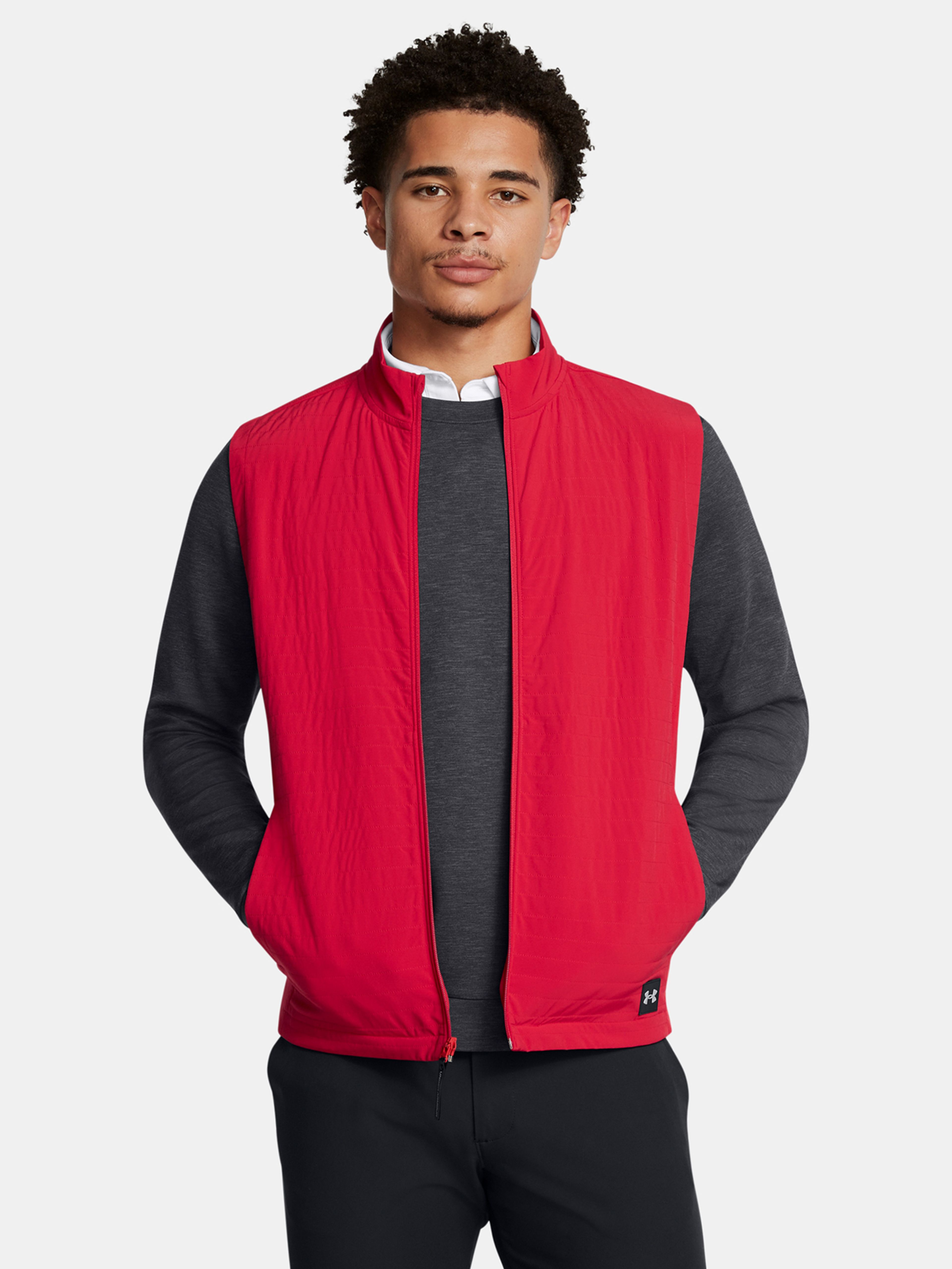 Férfi mellény Under Armour UA Drive Pro Strm LT Ins VT-RED