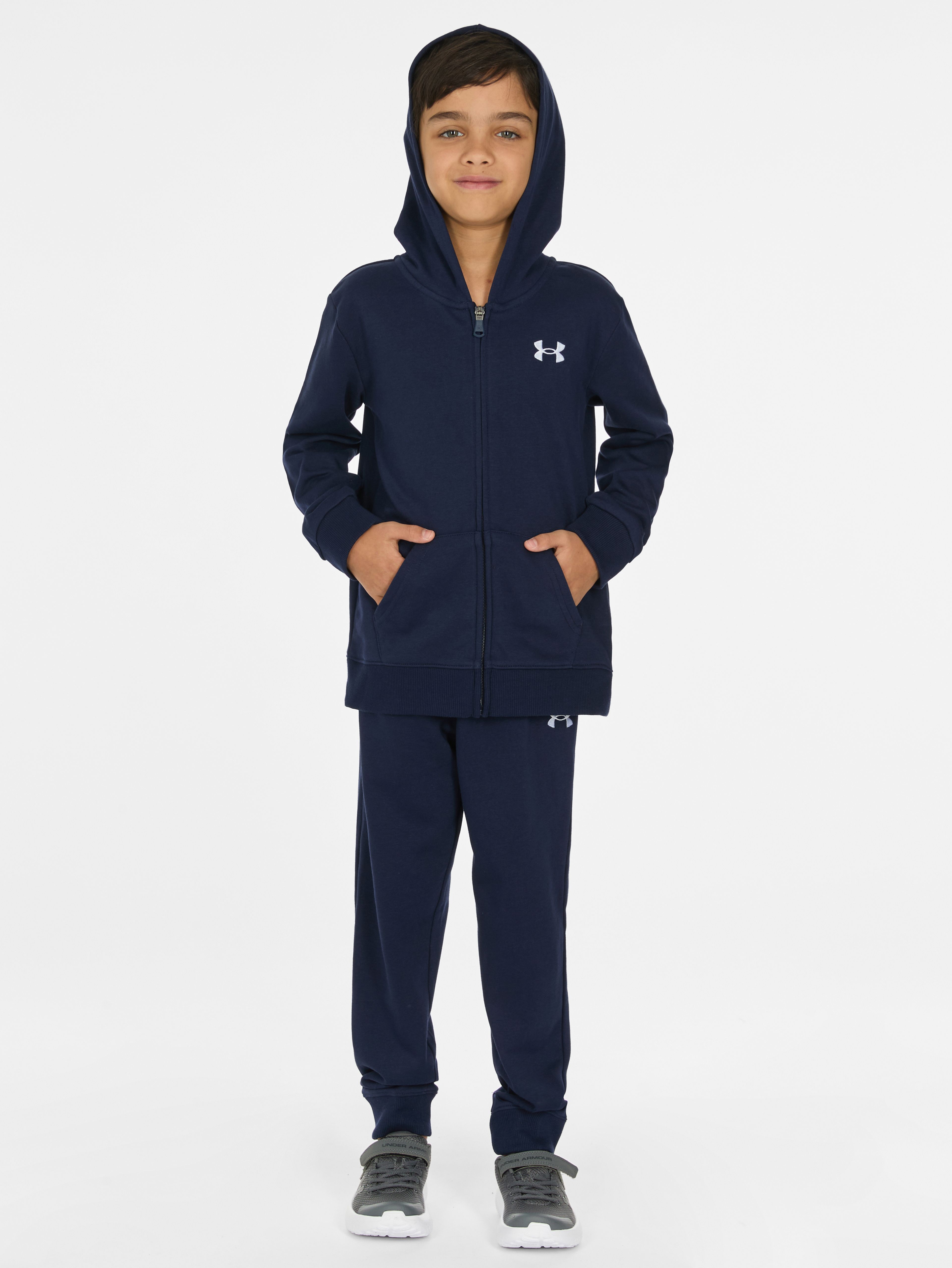 Fiú szett Under Armour UA BRANDED LOGO FZ SET-BLU