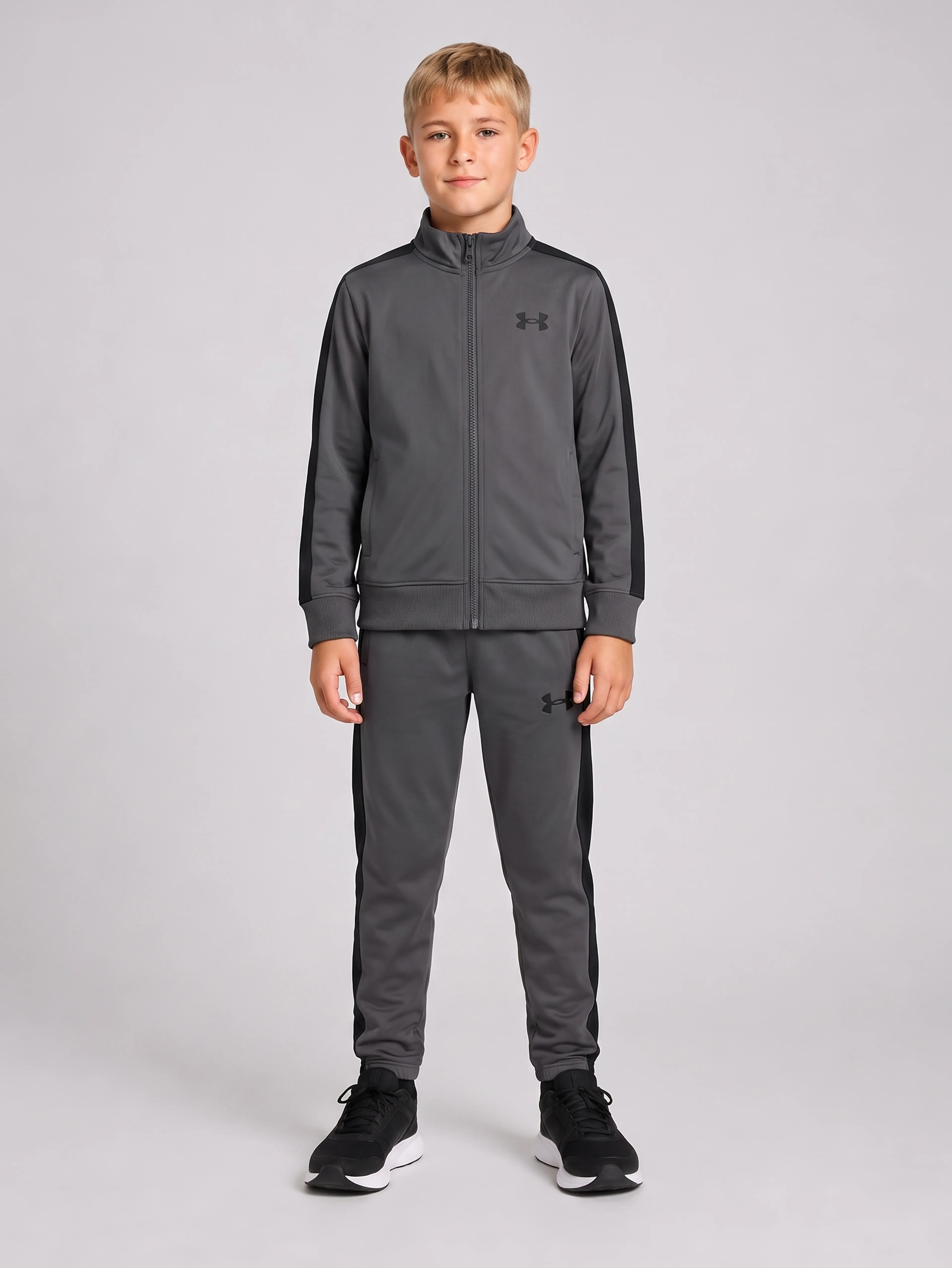 Fiú szett Under Armour UA KNIT TRACK SUIT - 001