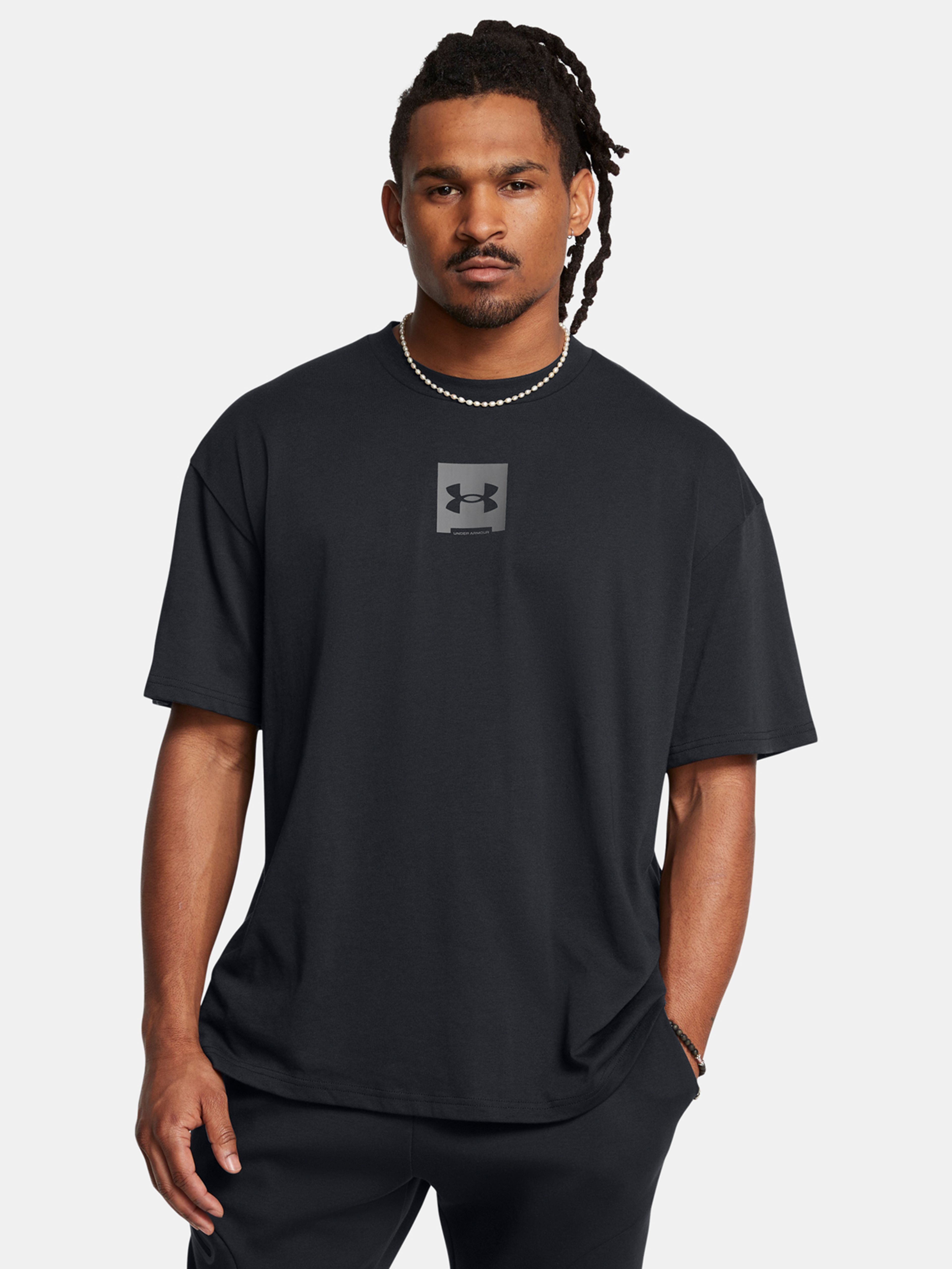 Férfi póló Under Armour UA M HW OS SM BOX SS