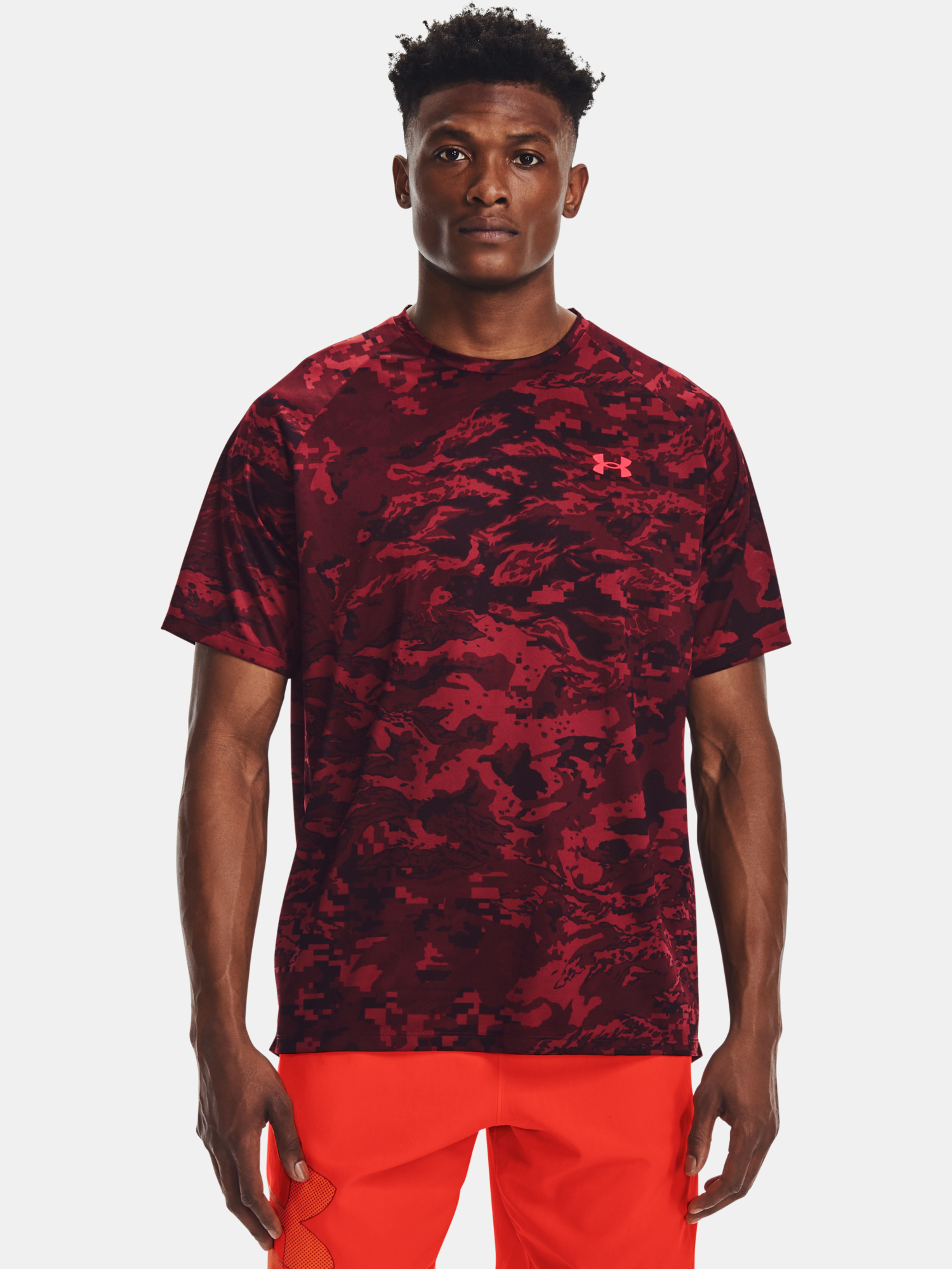 Férfi póló Under Armour UA TECH 2.0 CAMO SYMBOL SS